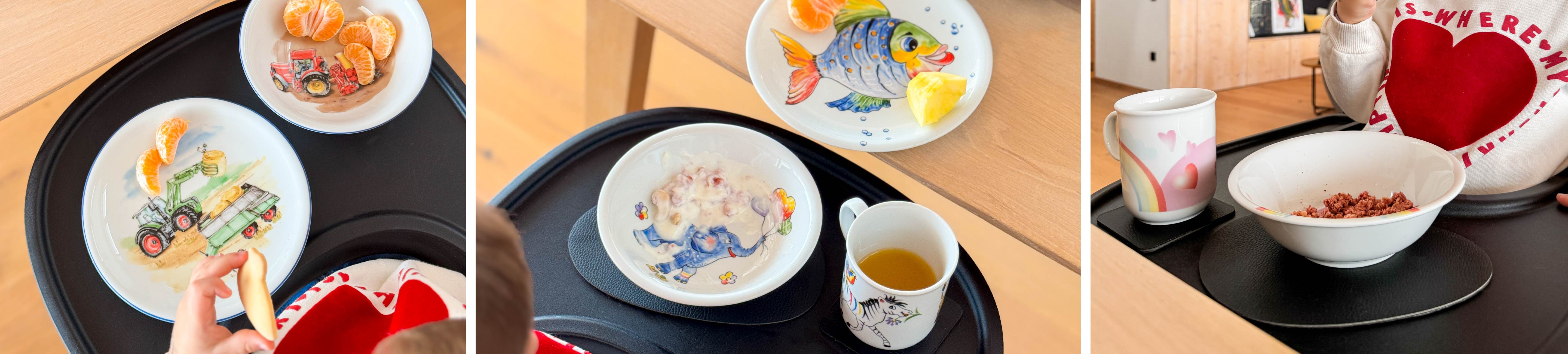 Kollektion für Kinder mit Motiven und Magnet