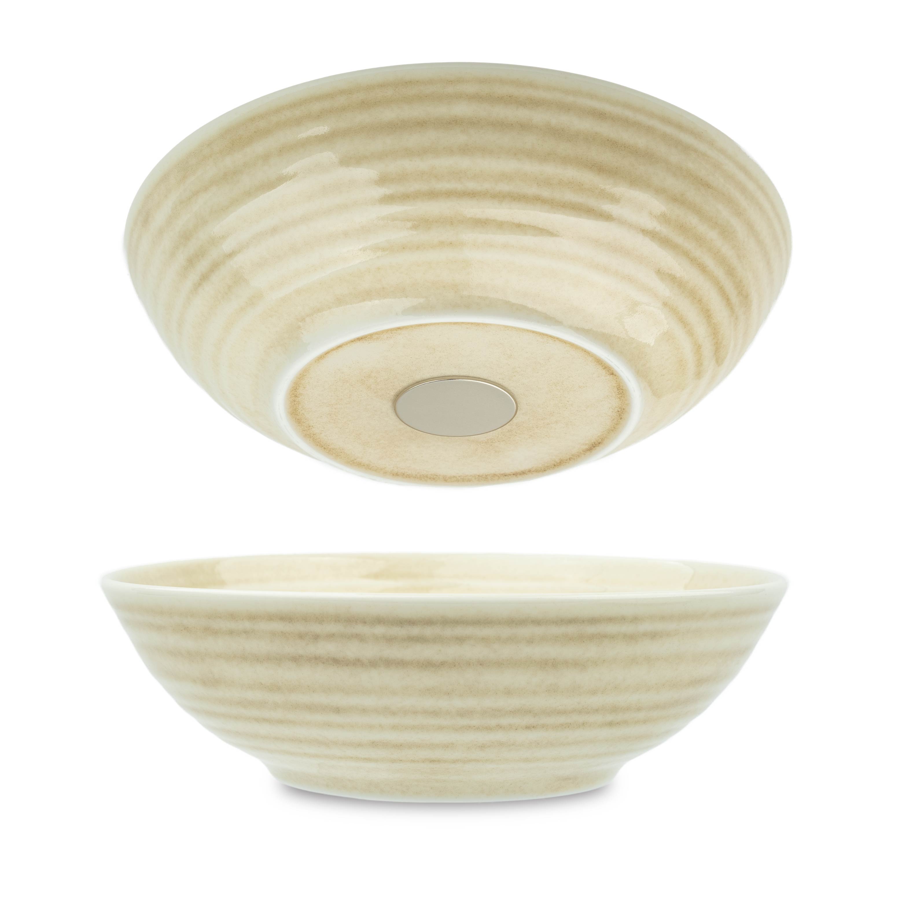 Magnet-Porzellan-Foodbowl-20cm sand Freisteller