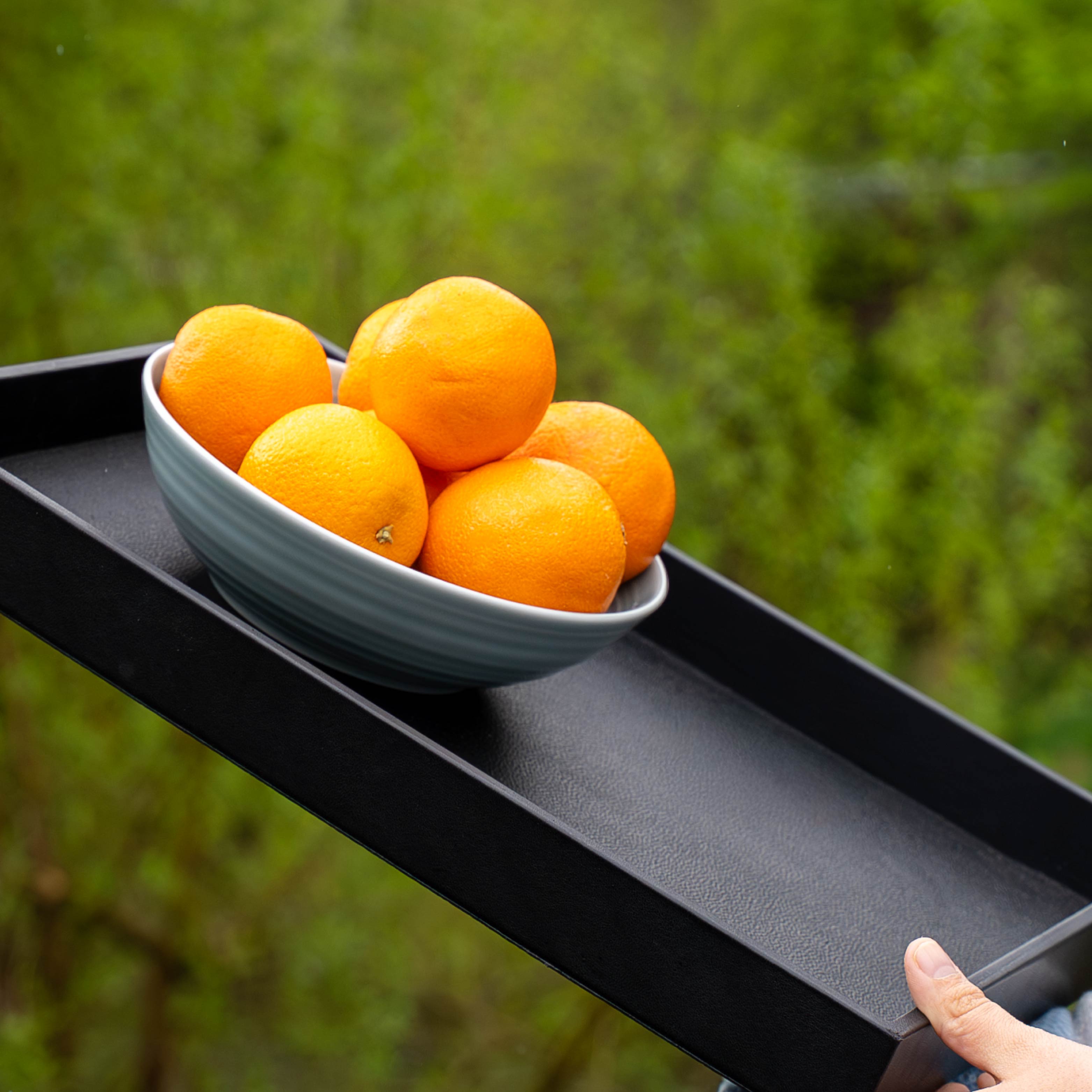 Magnetic porcelain food bowls CYAN ⌀ 20 cm