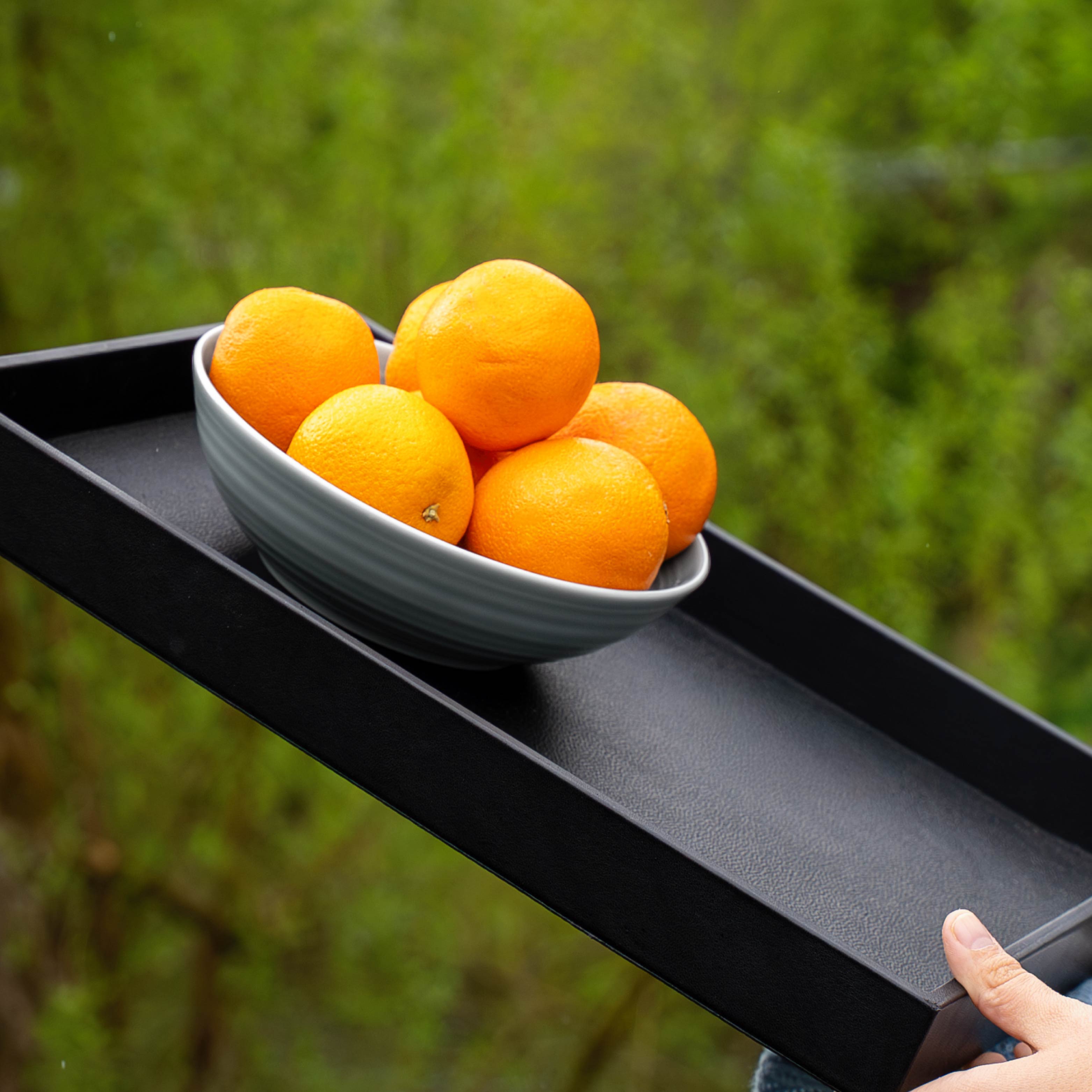 Magnet-Porzellan-Bowl-20cm ash auf Tablett