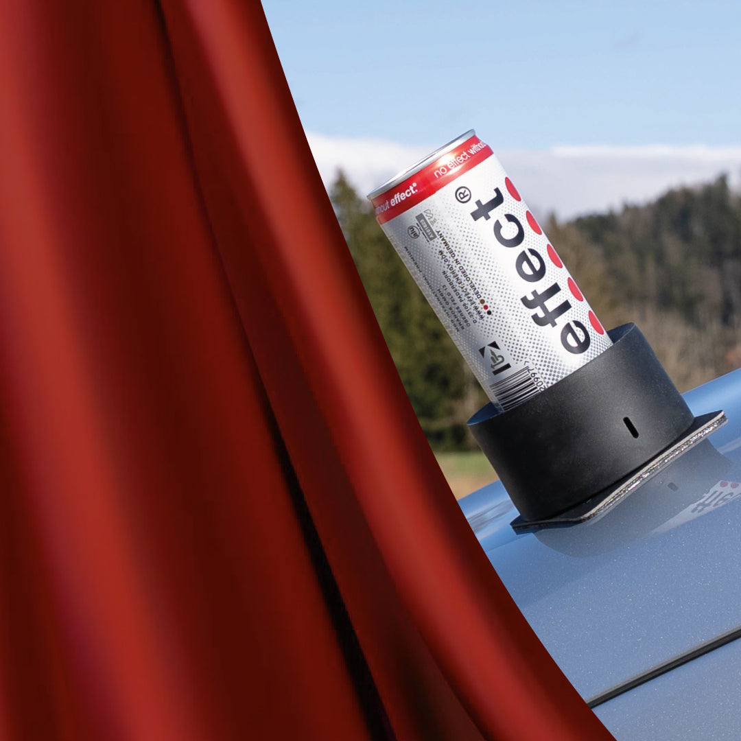 Magnetic holder UNIVERSAL for cans and bottles including pad