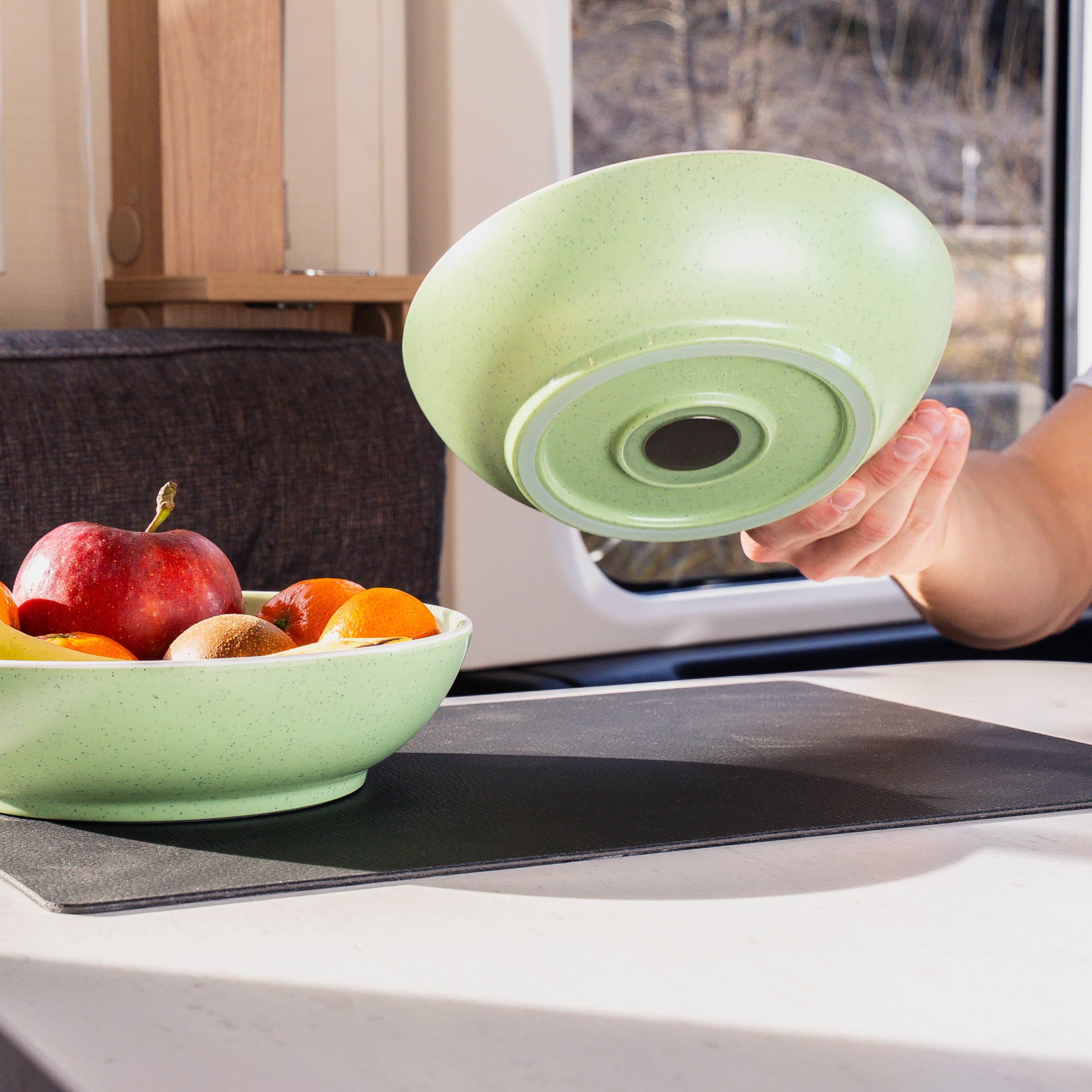 Kunststoff-Foodbowl green auf Matte