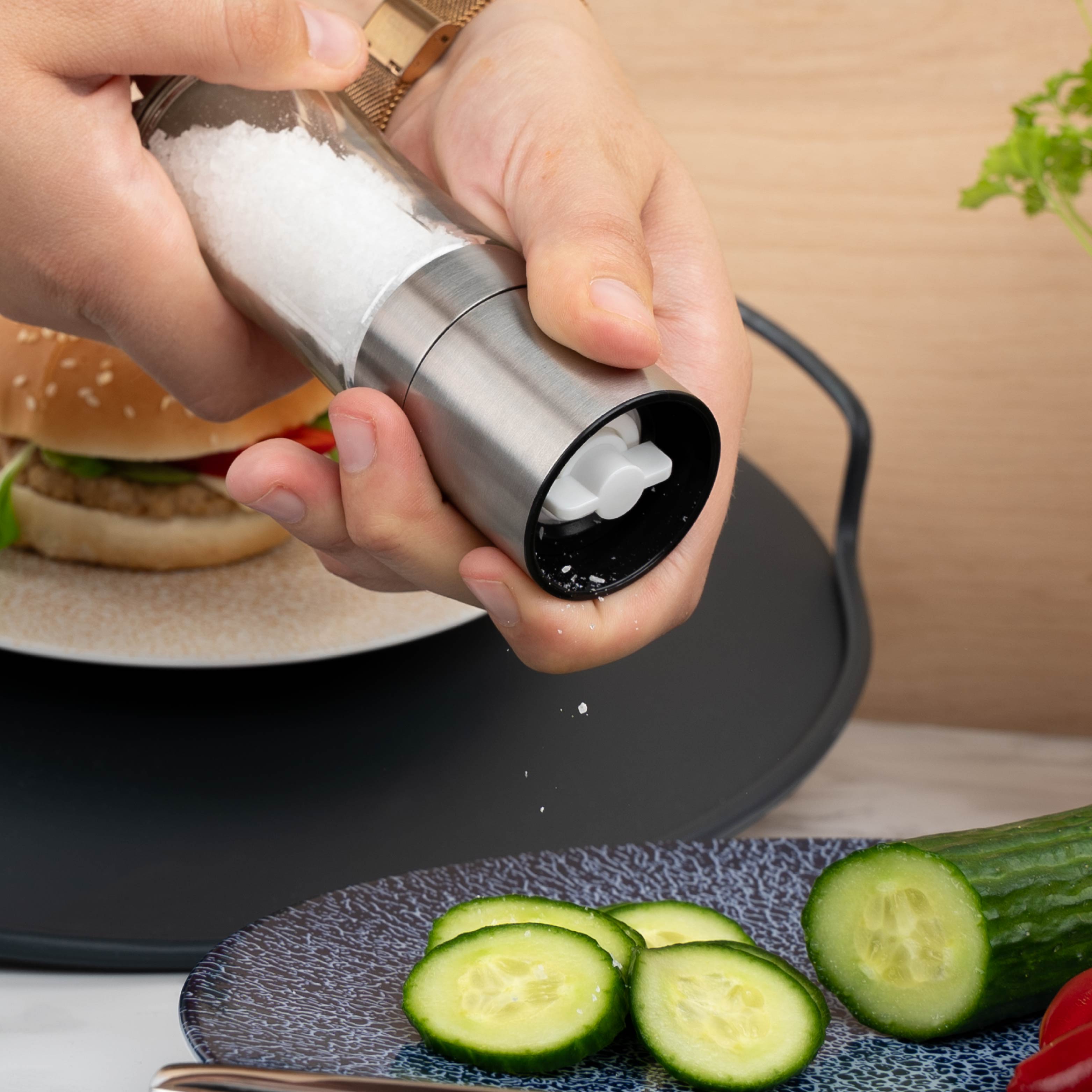 Nahaufnahme Keramikmahlwerk