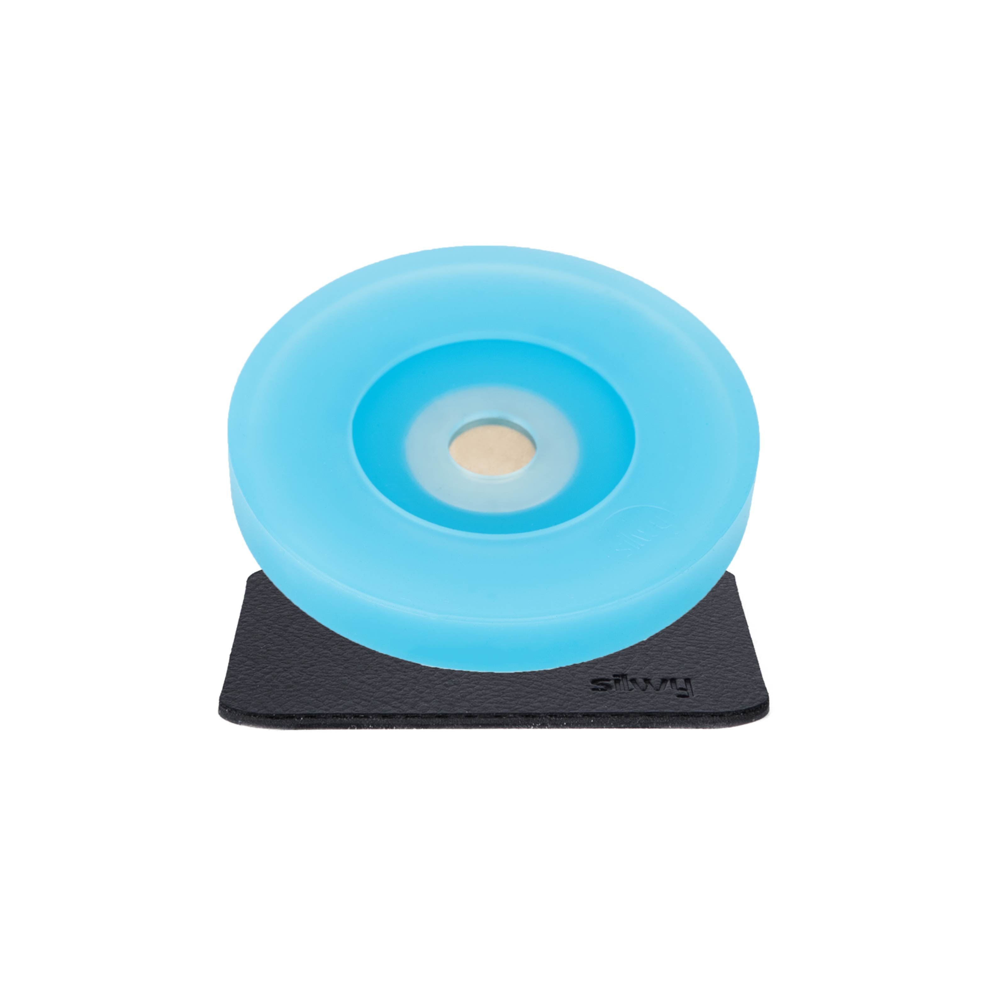 Magnet-Adapter blau mit zugehörigem Pad