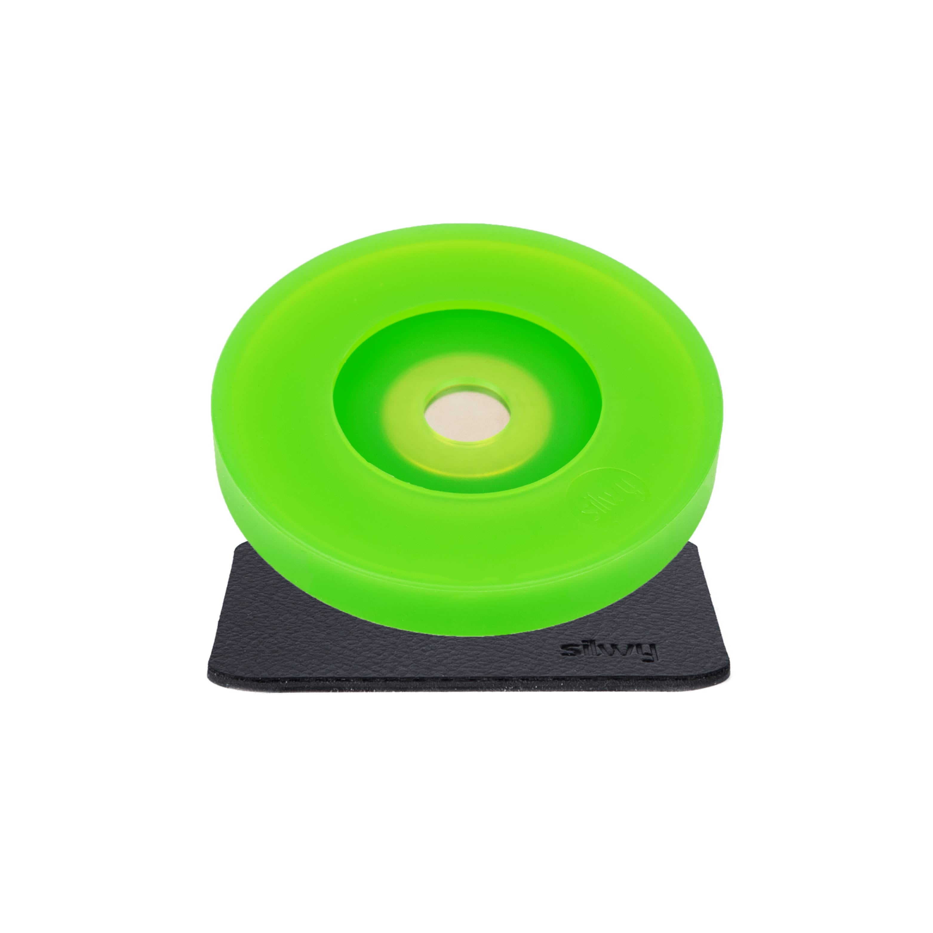 Magnet-Adapter für Stielgläser grün inkl. Pad