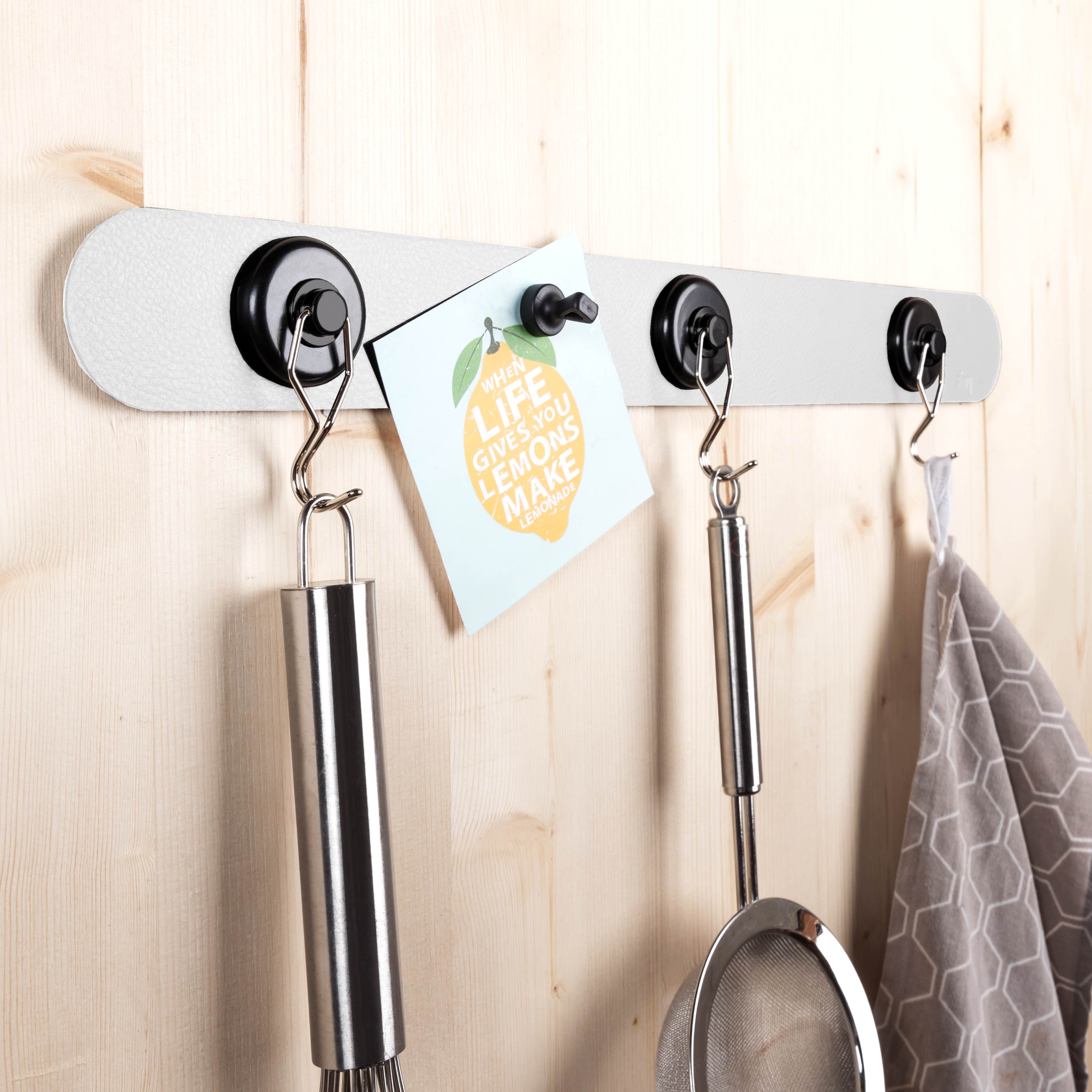 Leiste 50cm in weiß mit haken