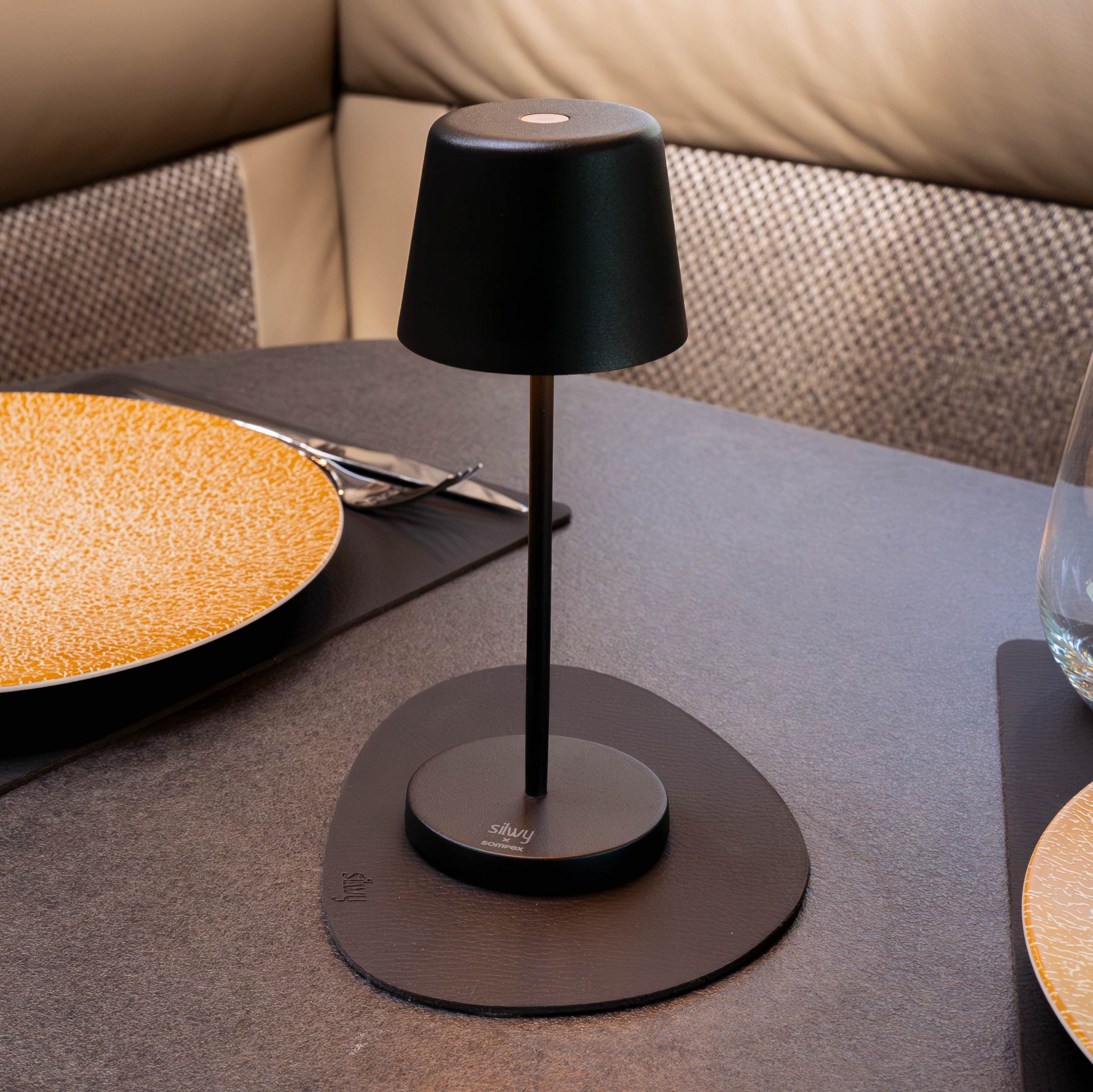 Metall-Nano-Gel-Platzset SMALL BLACK