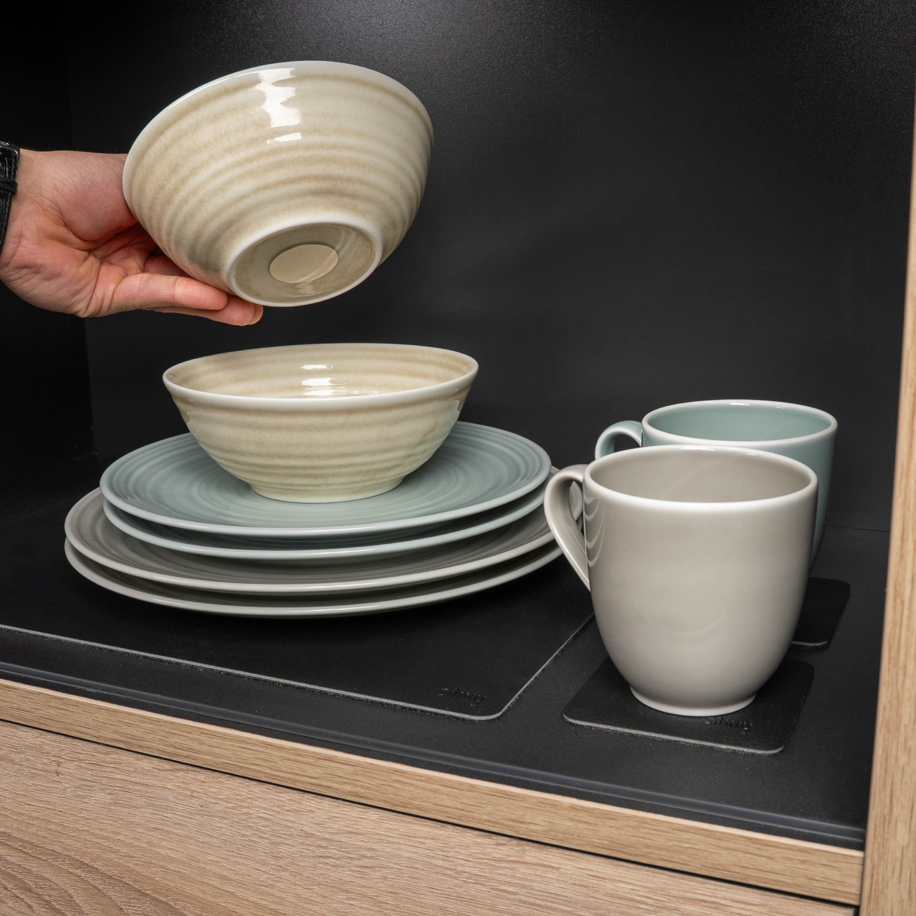 Magnet-Porzellan-Set mix n match Schrank