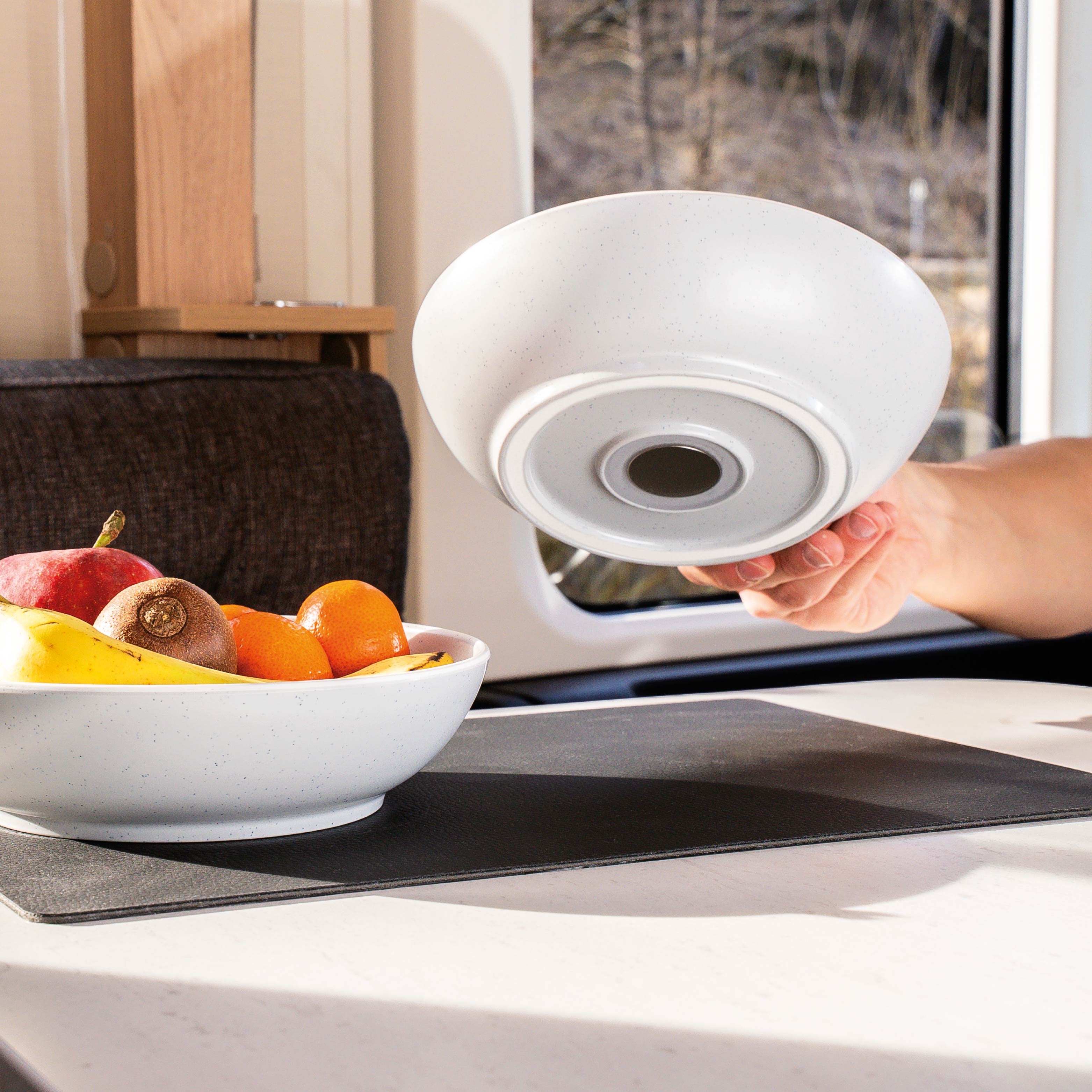 Magnetic Plastic Tableware Set DOLOMIT GREY