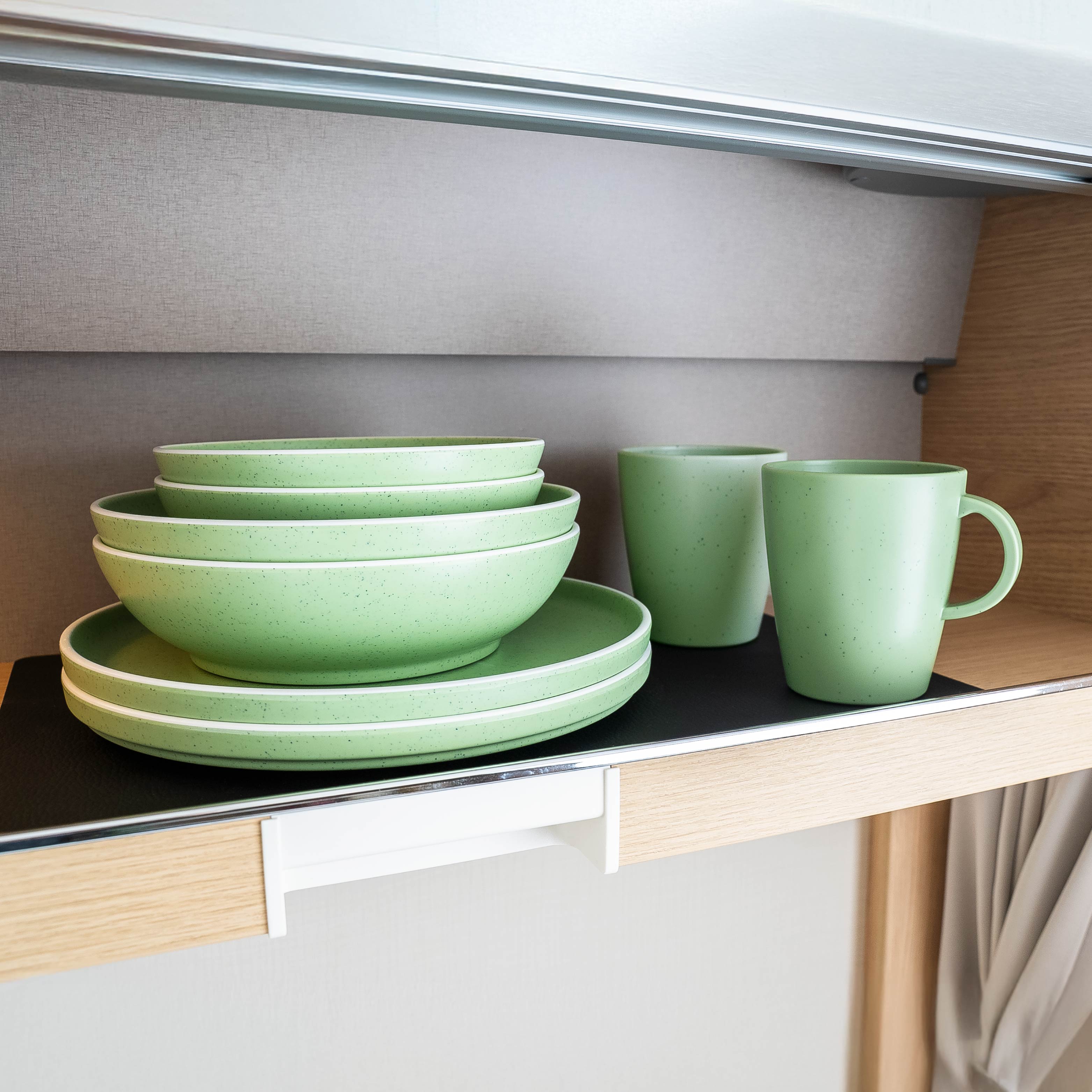 Magnet-Kunststoff-Geschirr green oberschrank