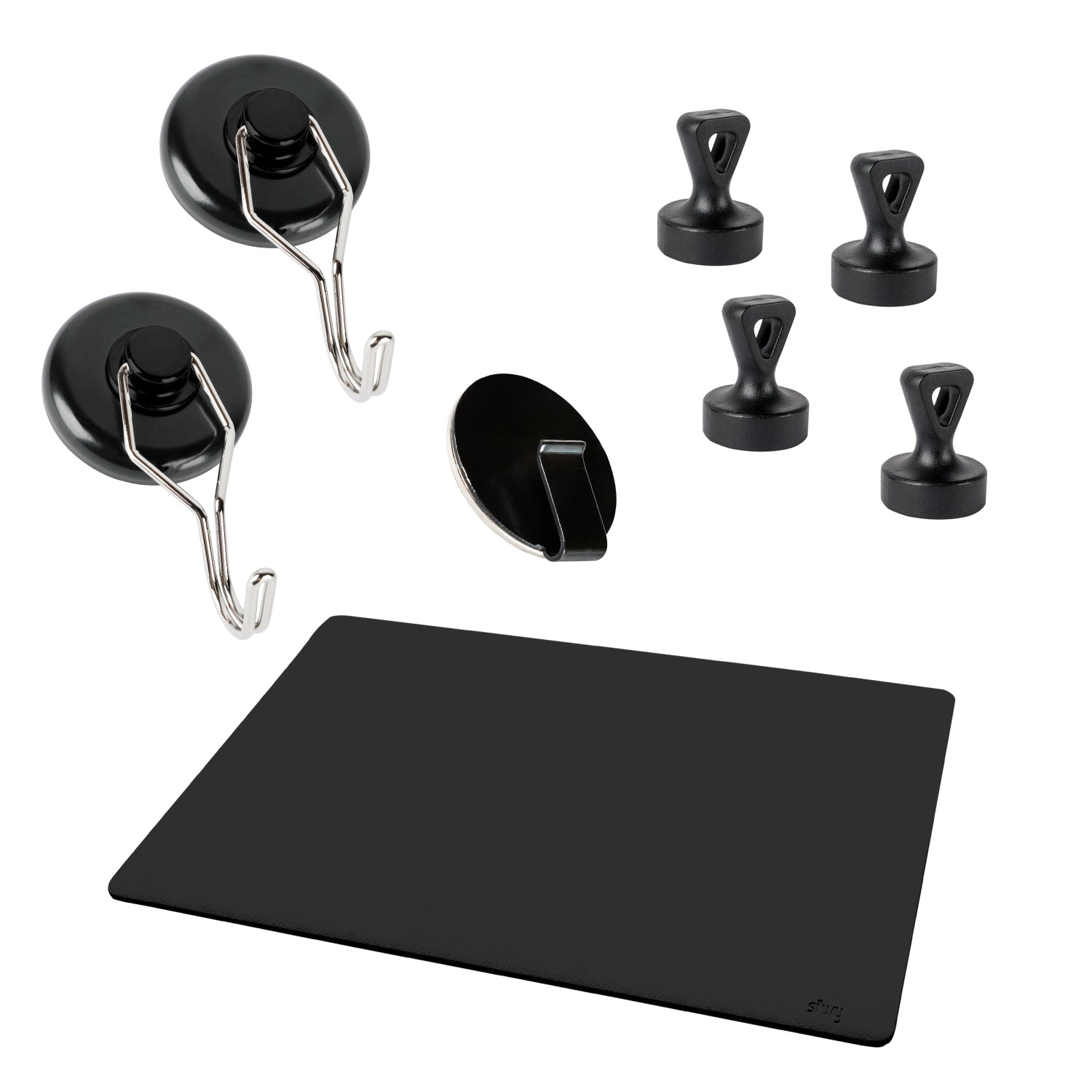Set Pins, Haken und Metall-Matte DIY