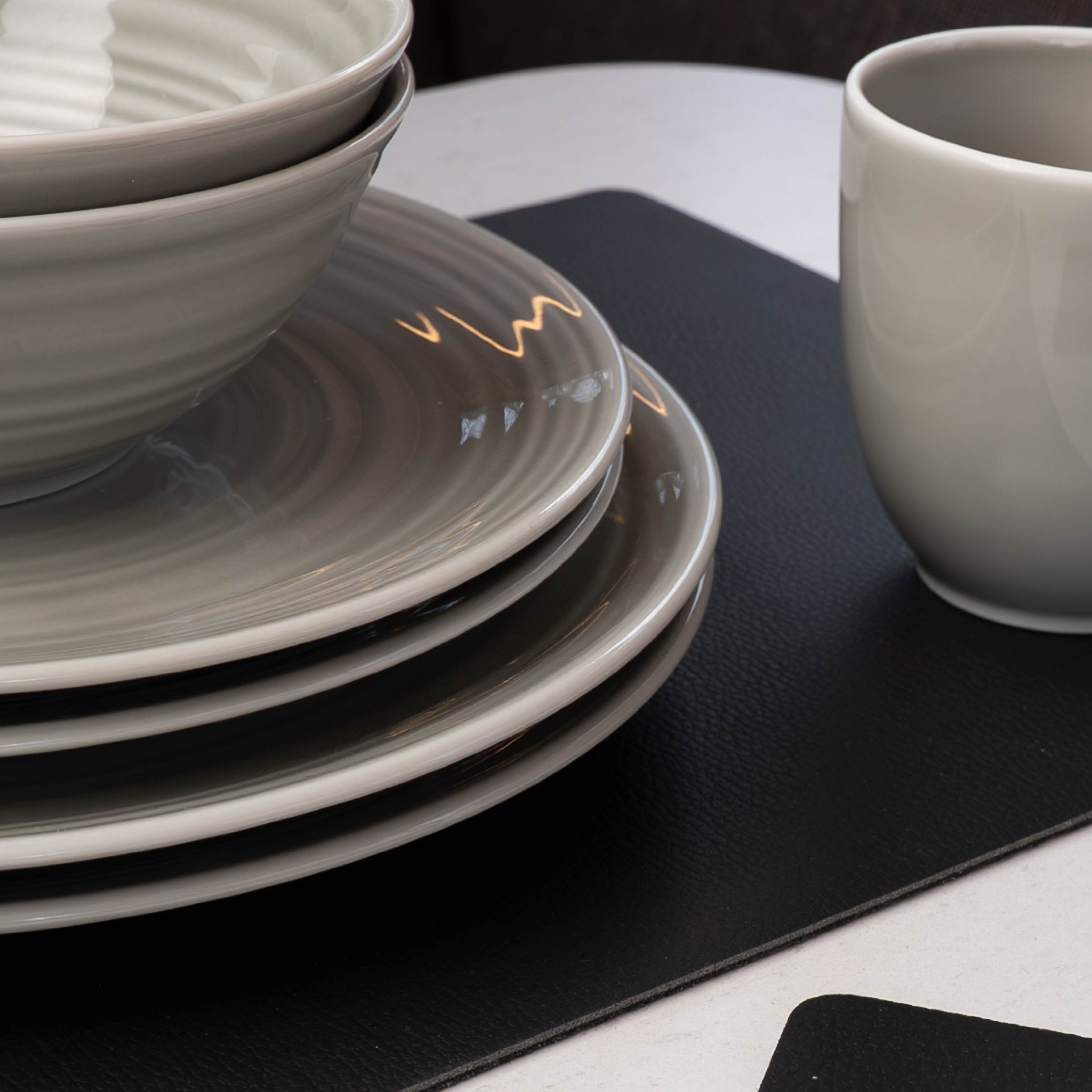 Magnet-Porzellan-Teller_26cm ash auf Matte