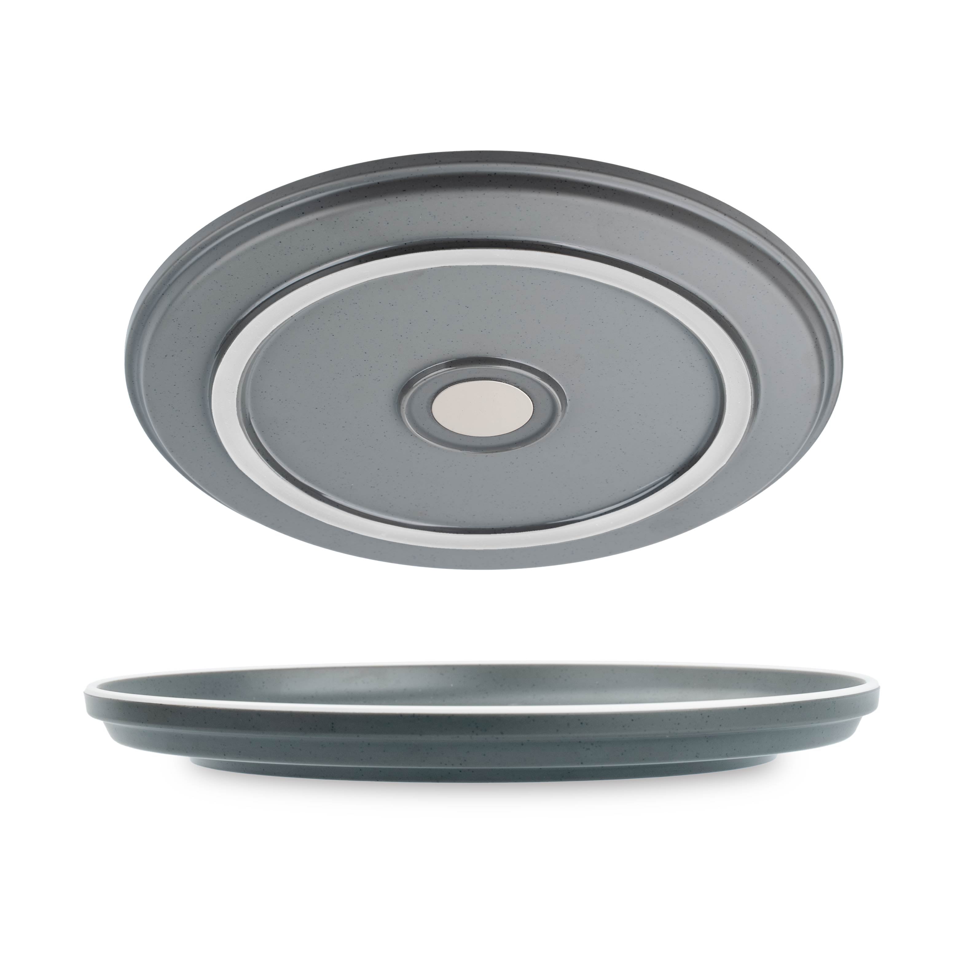 Kunststoffteller GREY mit Magnet aus Brunner-Kollektion