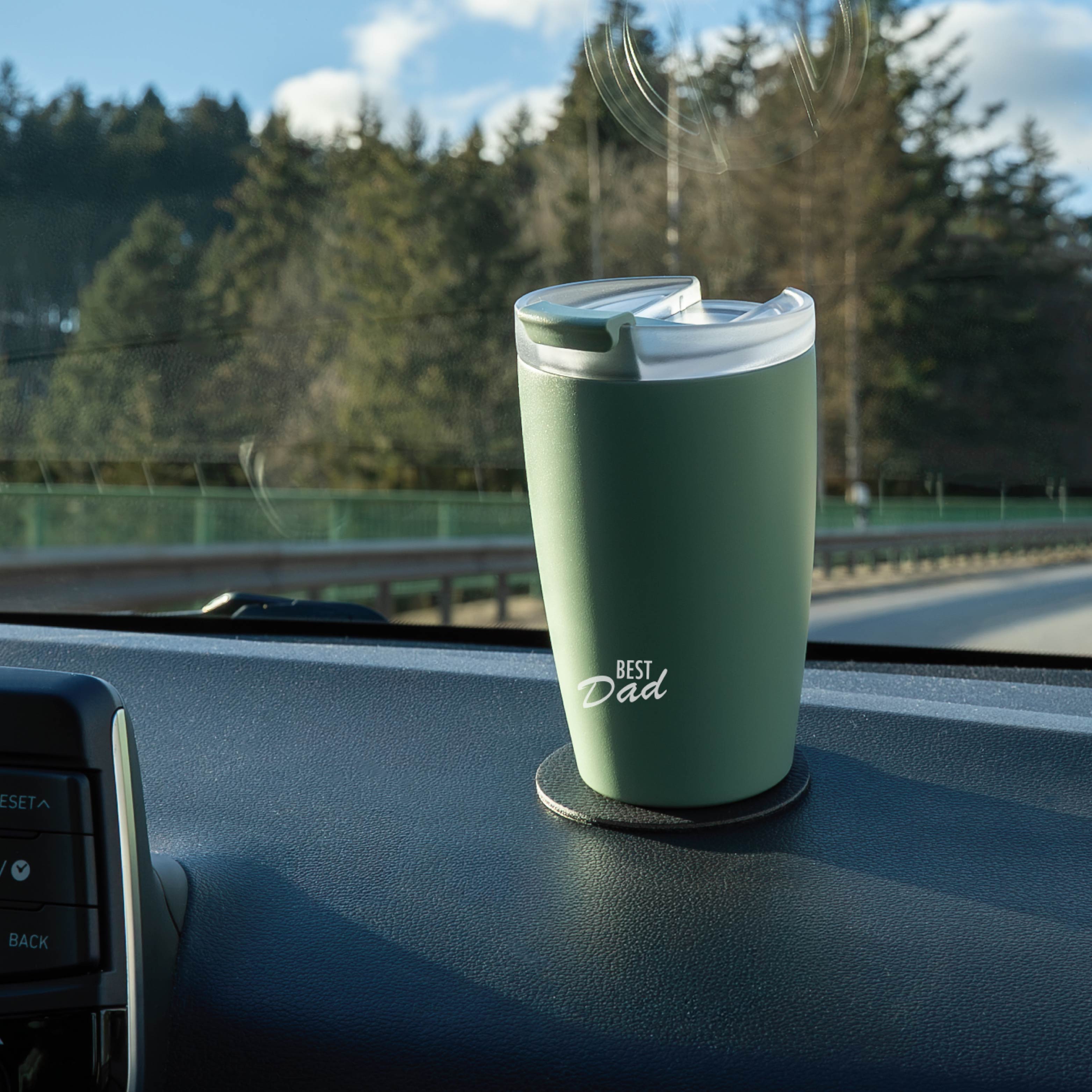 Magnetic thermal mug SAGE "BEST DAD"