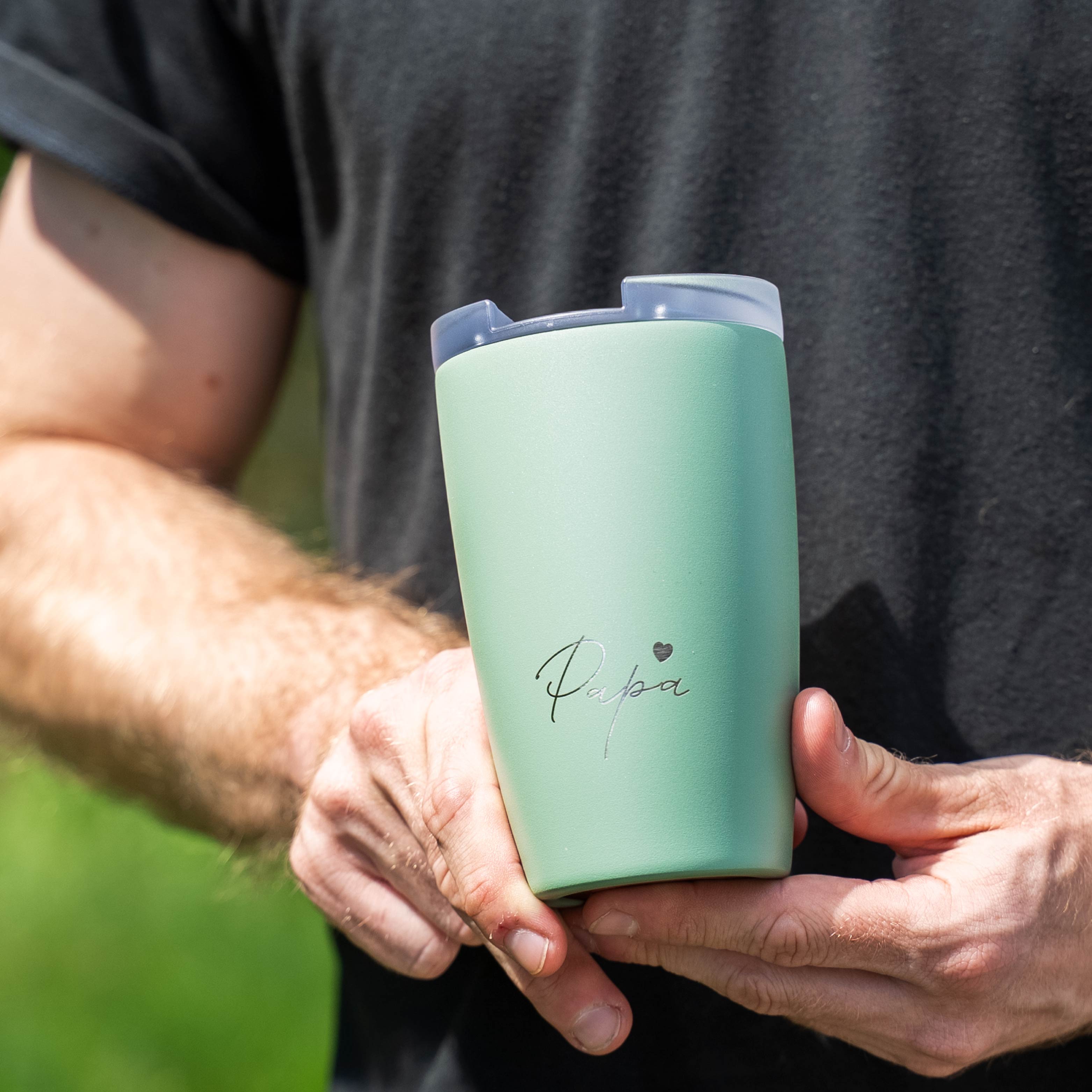 Magnetic thermal mug SAGE "PAPA"
