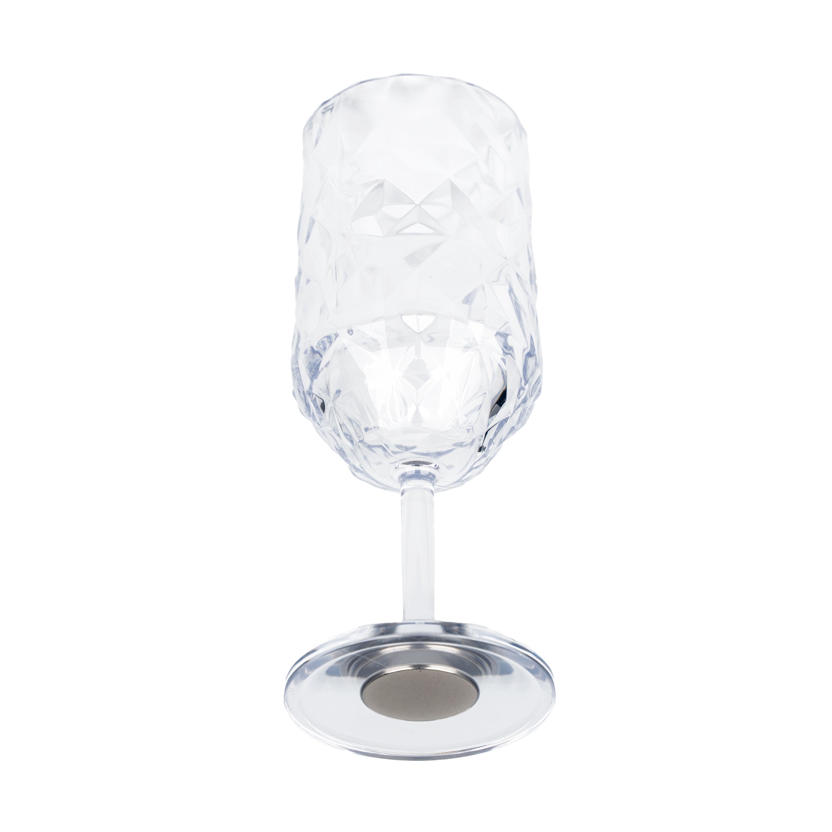 Magnetic Plastic Glass WINE CLEAR PRISMA without Pad