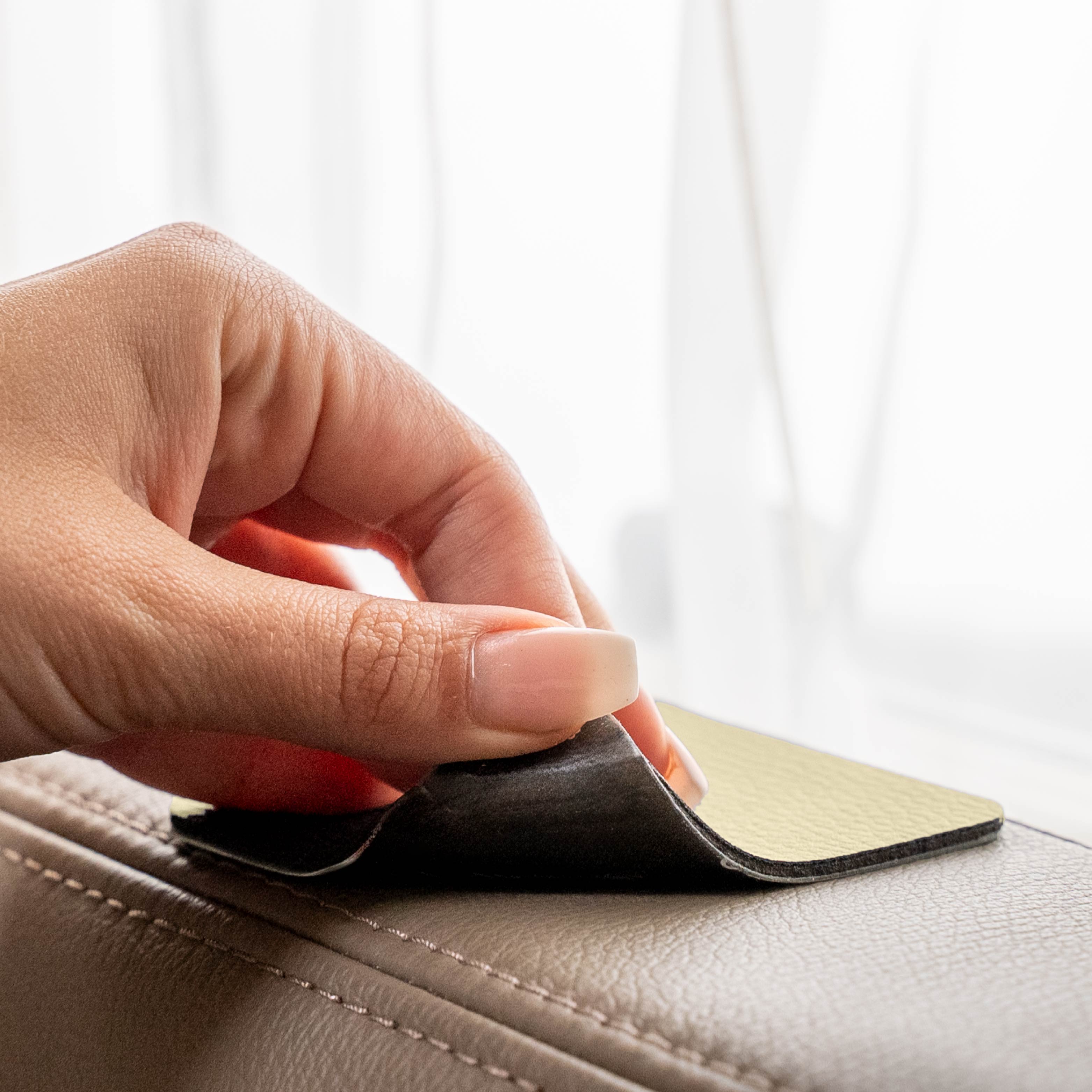 Almohadillas de gel nano metálico (rectangulares) BEIGE