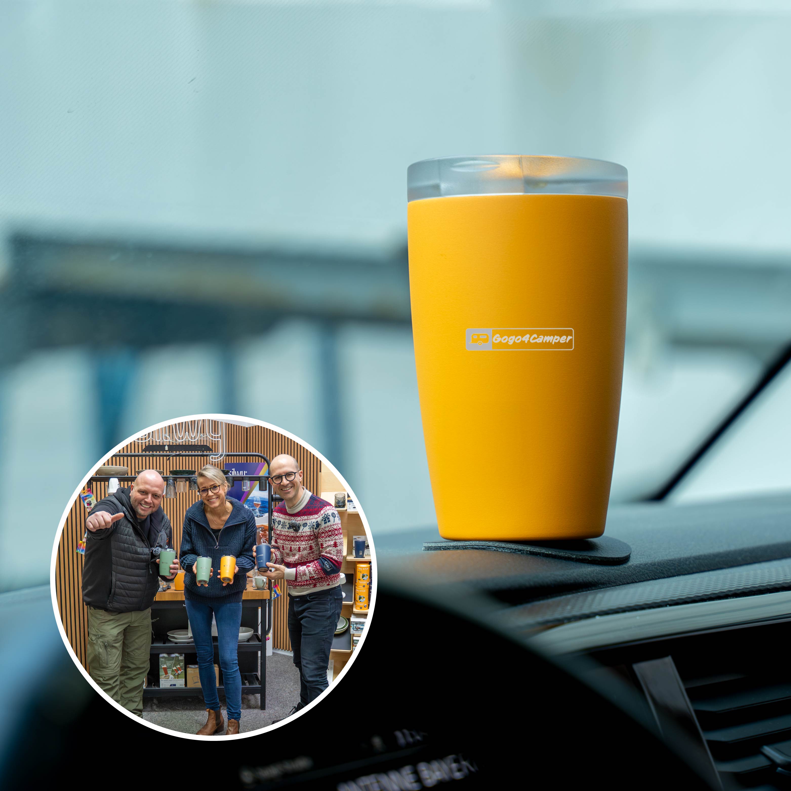 Vaso térmico magnético SUNRISE GOGO4CAMPER