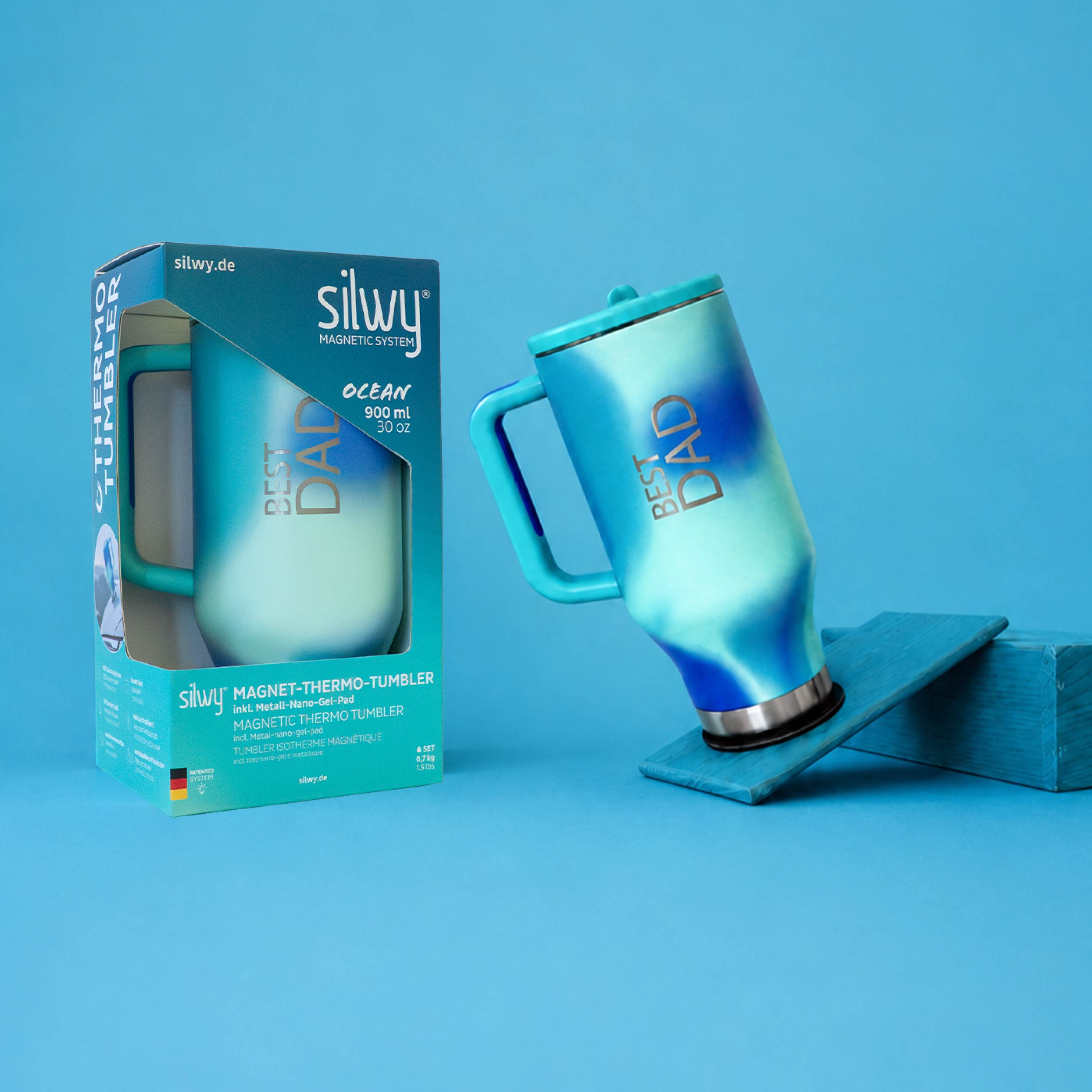 Magnet Thermo Tumbler OCEAN "BEST DAD"