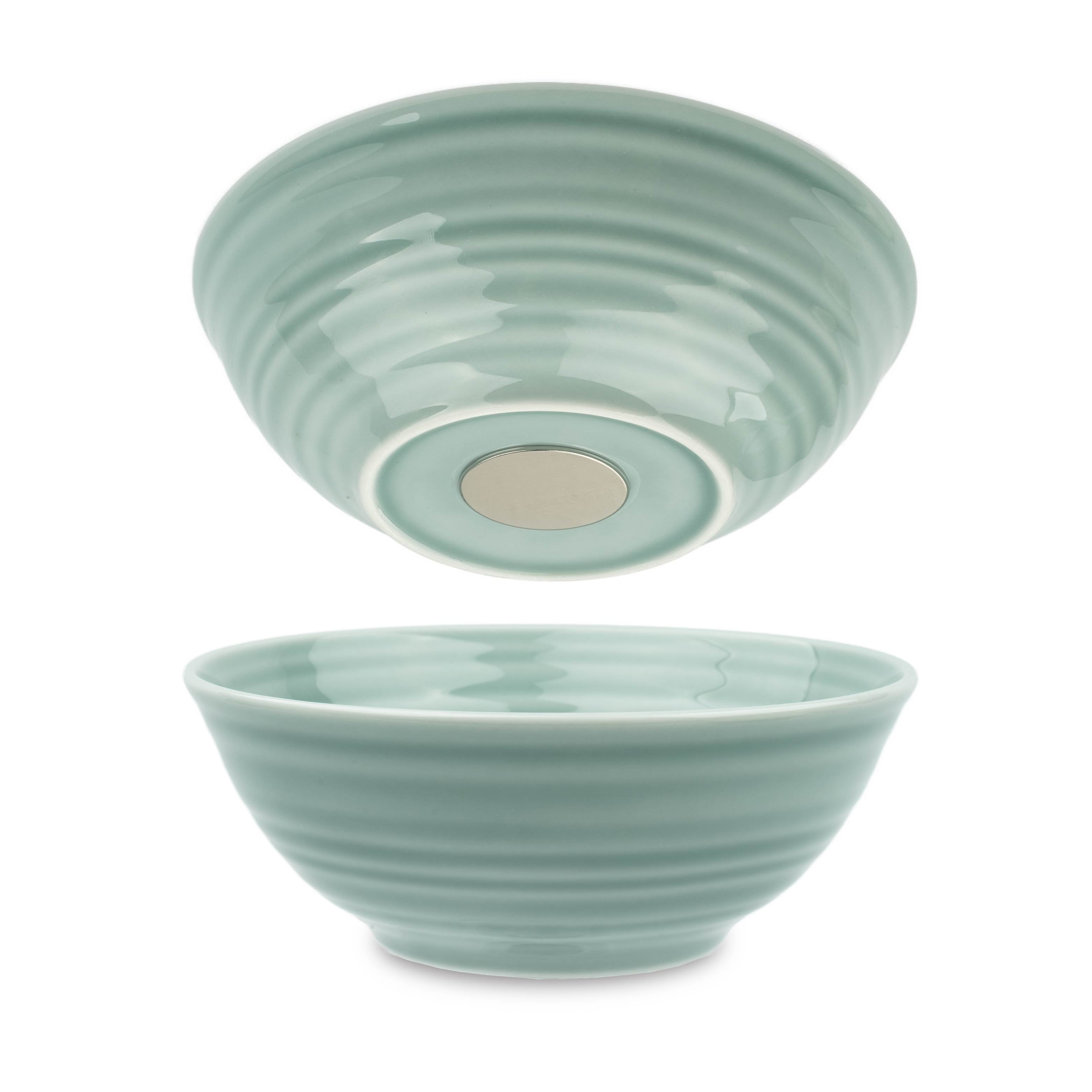 Magnetic Porcelain Bowls CYAN ⌀ 16 cm