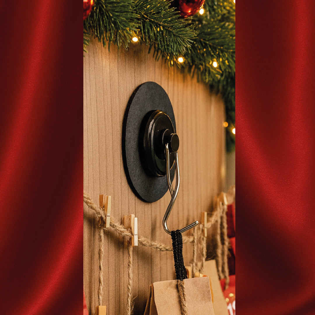 Magnetic hook THE ONE incl. Pad BLACK