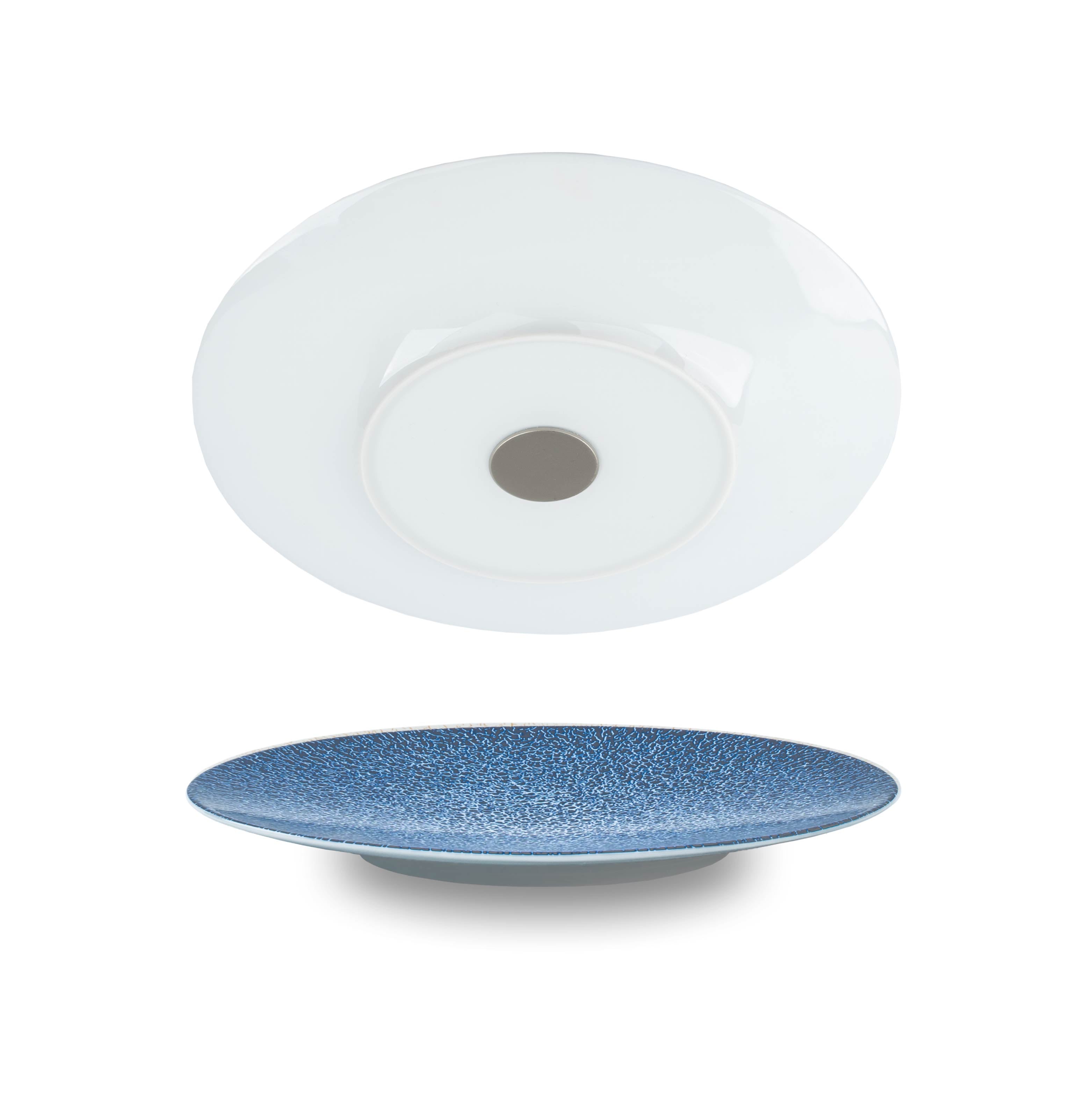 Assiette à déjeuner magnétique en porcelaine OCEAN ⌀ 22 cm