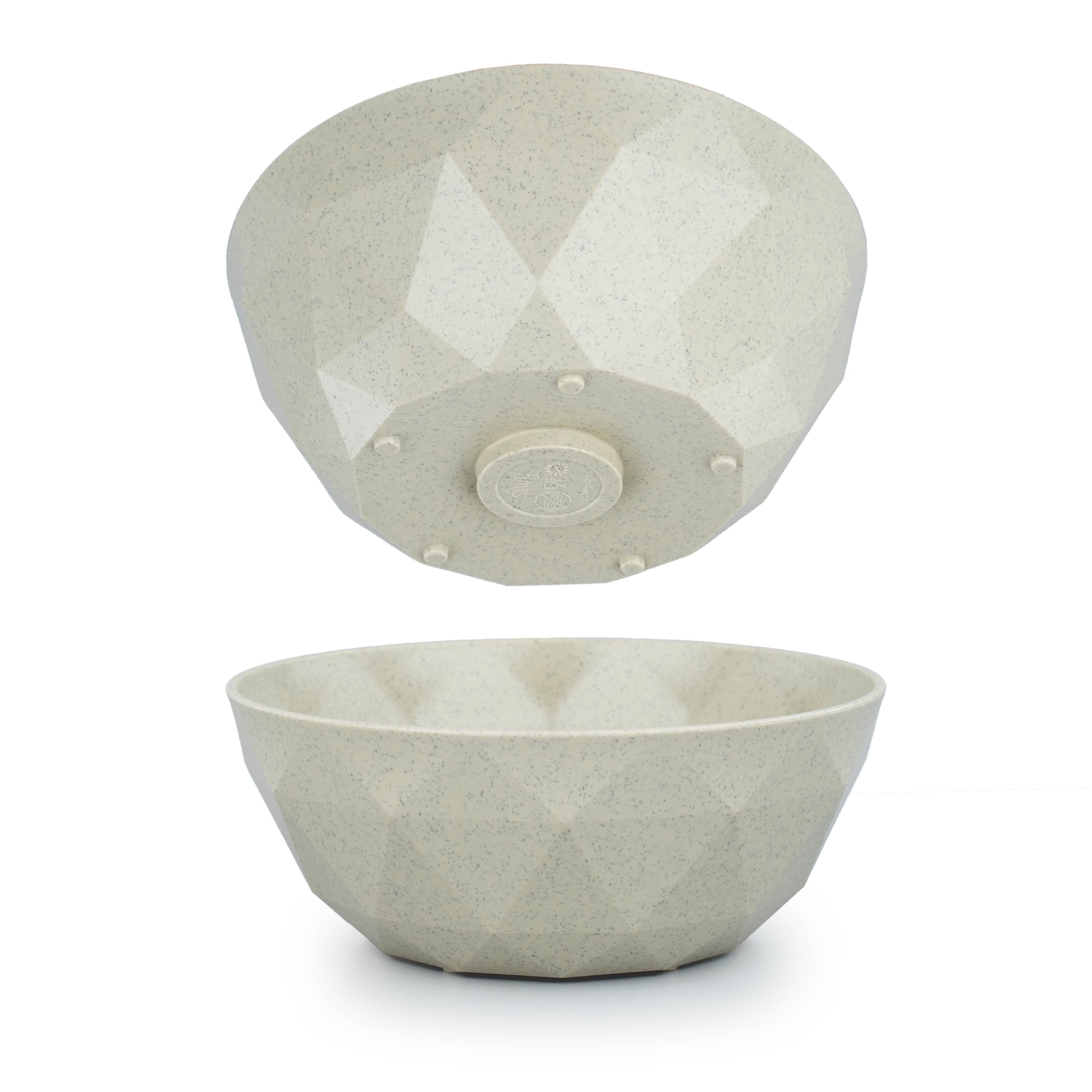 Magnetic plastic bowls SAND ⌀ 16 cm