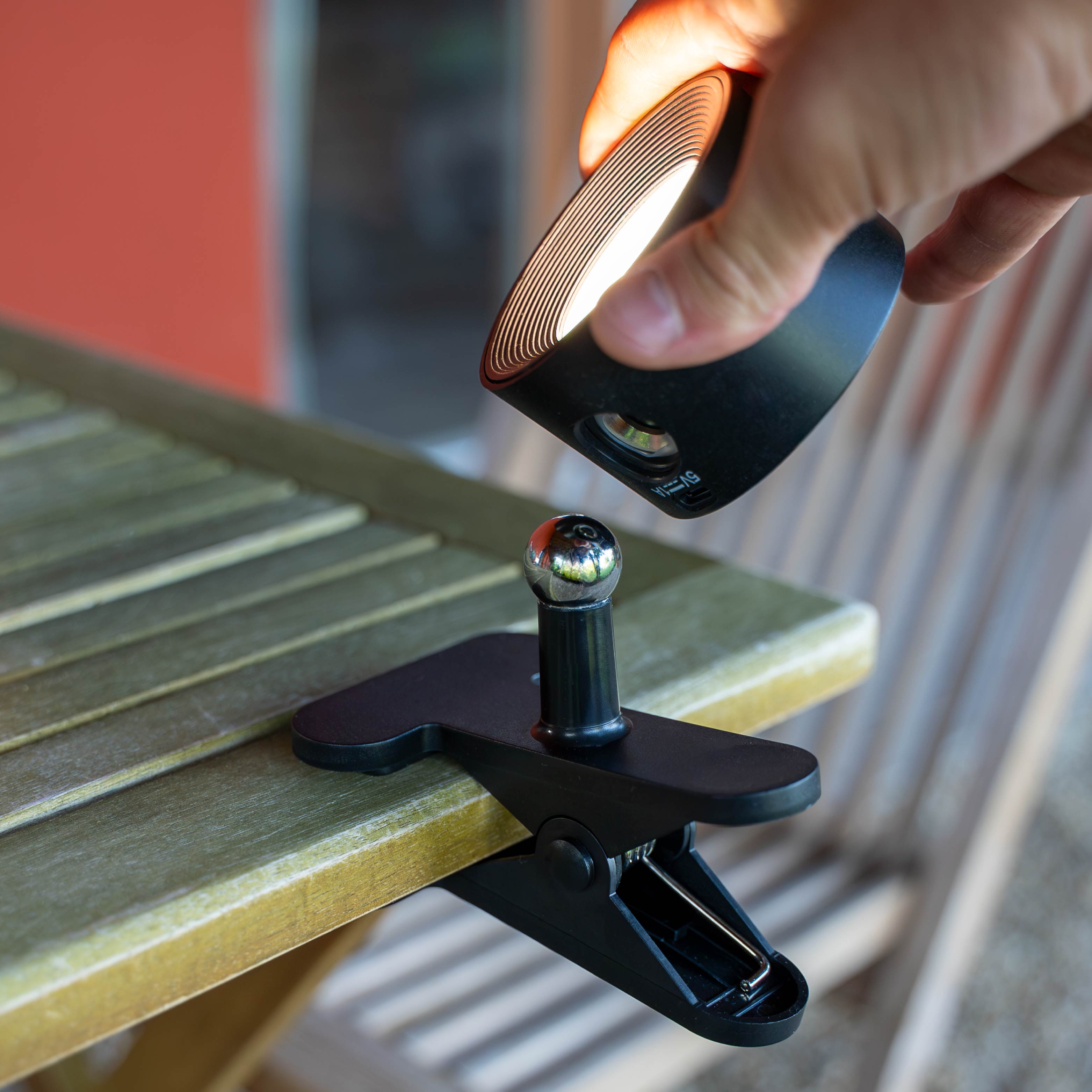 Morsetto a testa sferica per lampada magnetica SPOTY