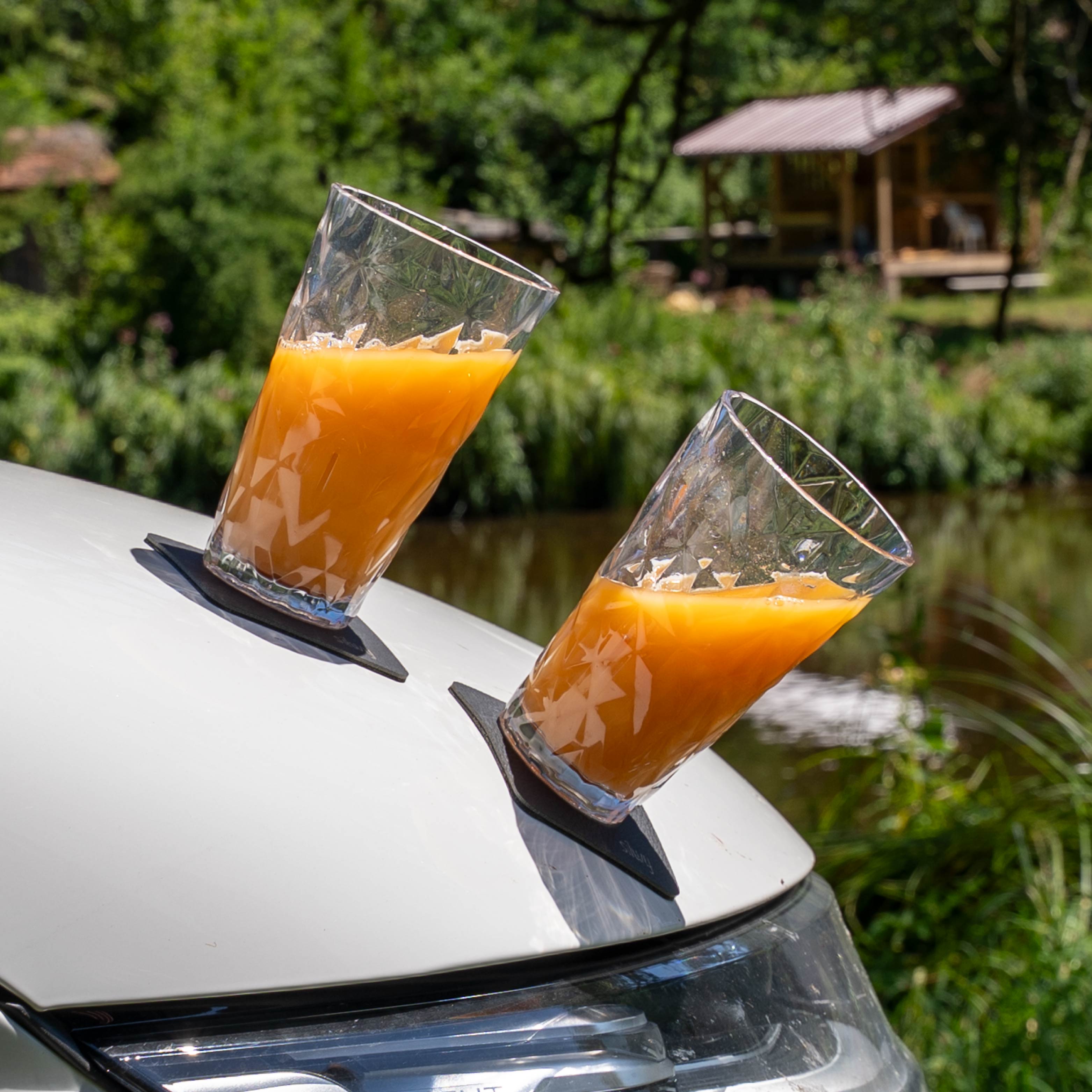Magnetic Plastic Glasses LONG DRINK CLEAR PRISMA
