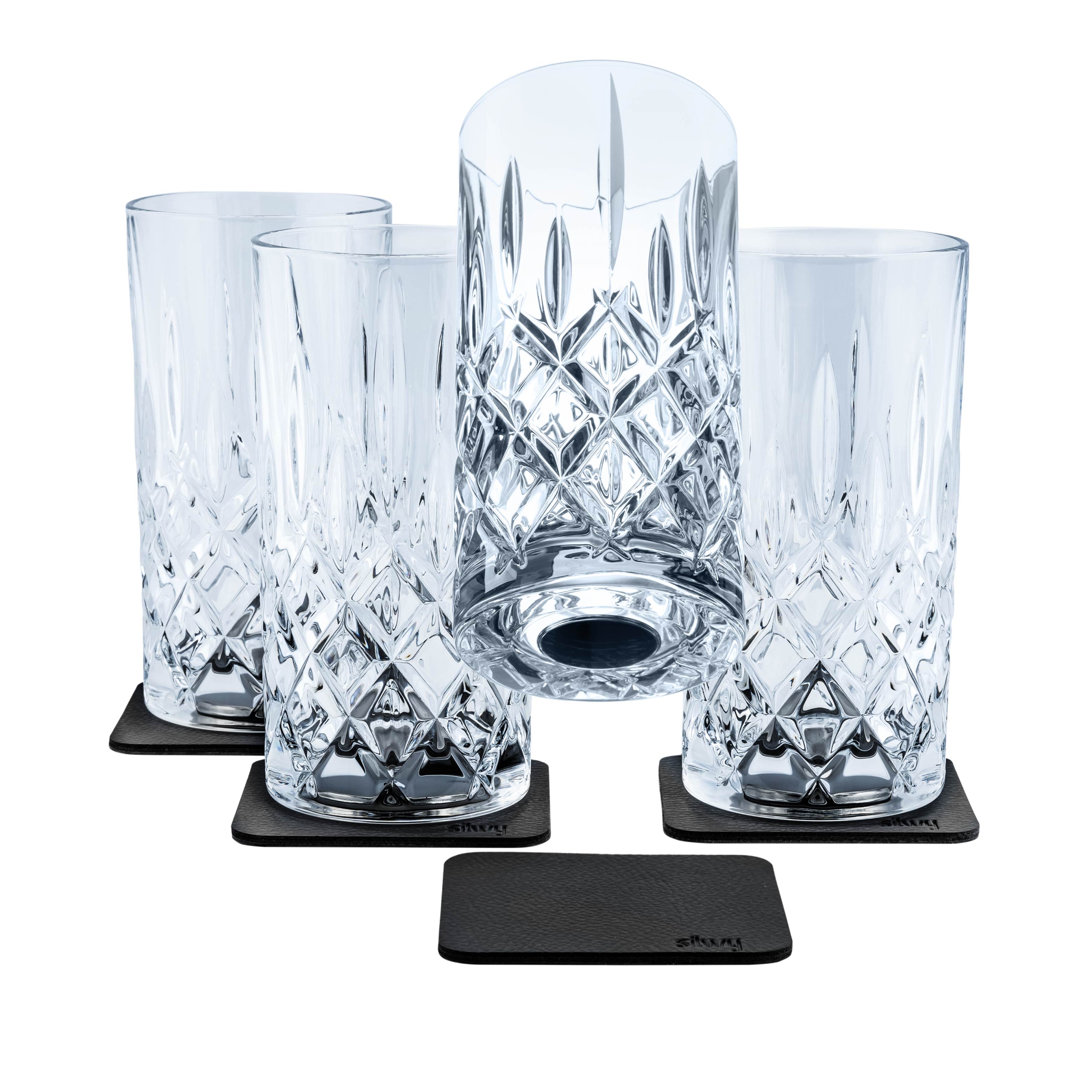 Magnetic crystal glasses LONGDRINK