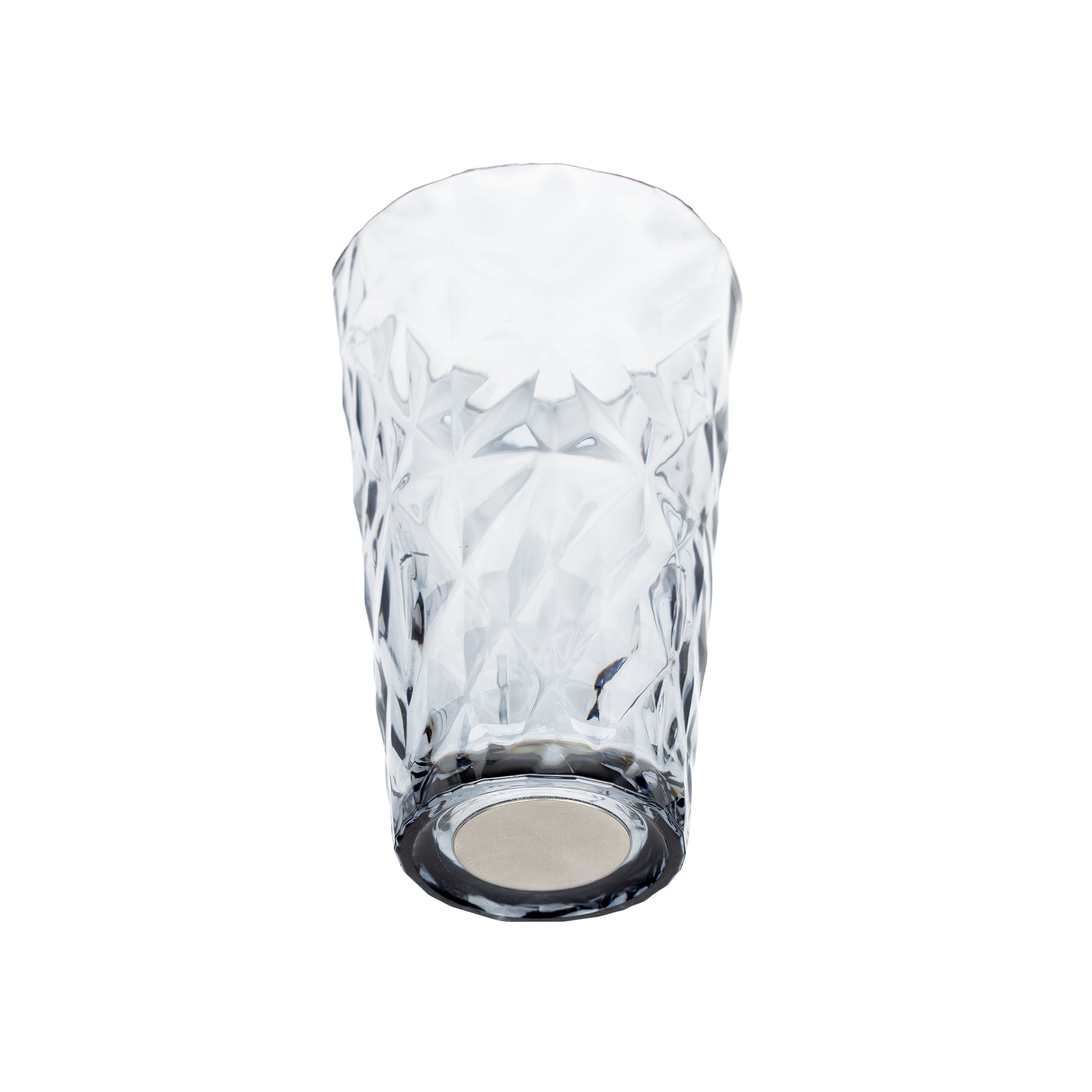 Magnet-Kunststoffglas LONGDRINK GREY PRISMA ohne Pad