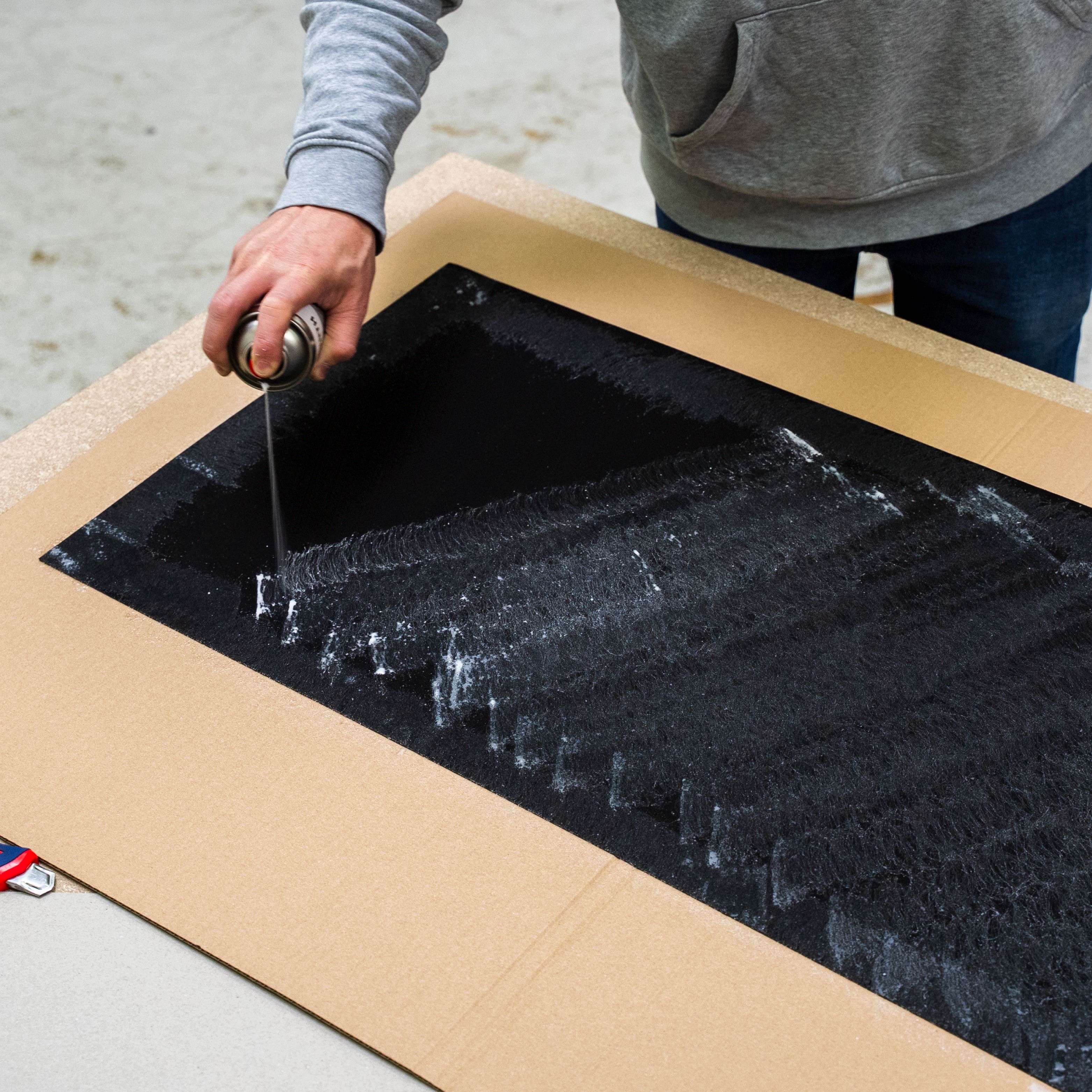 Metall-Matte DO IT YOURSELF BLACK