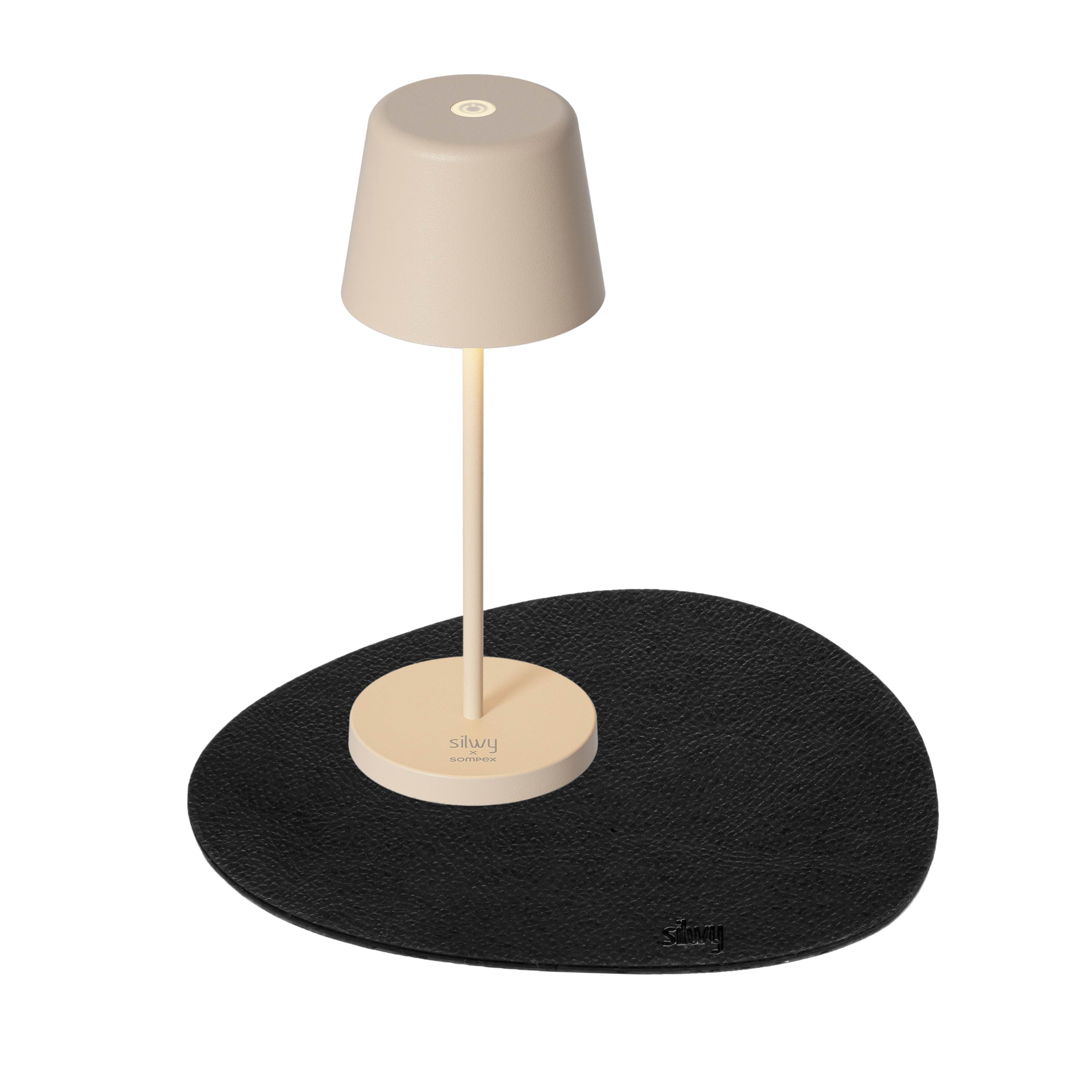 Magnetic lamp MONACO SAND including placemat