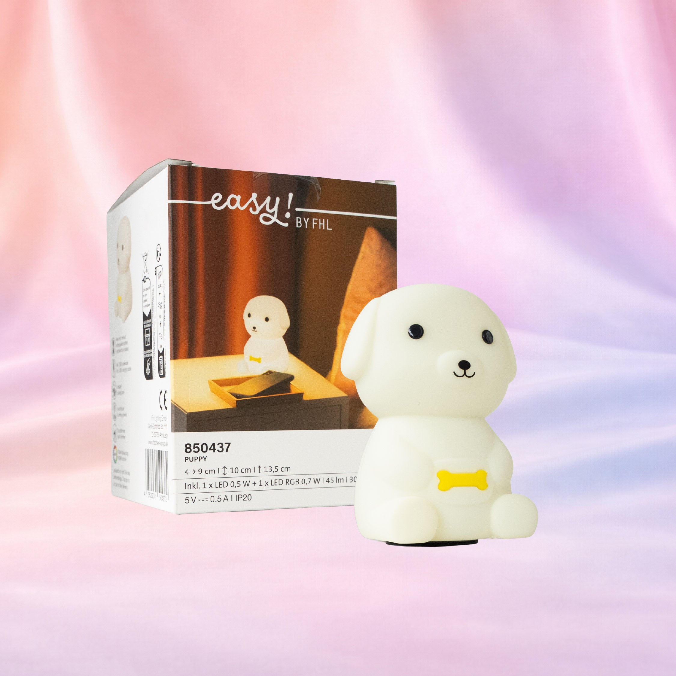 Lampe magnétique DIY PUPPY avec pad