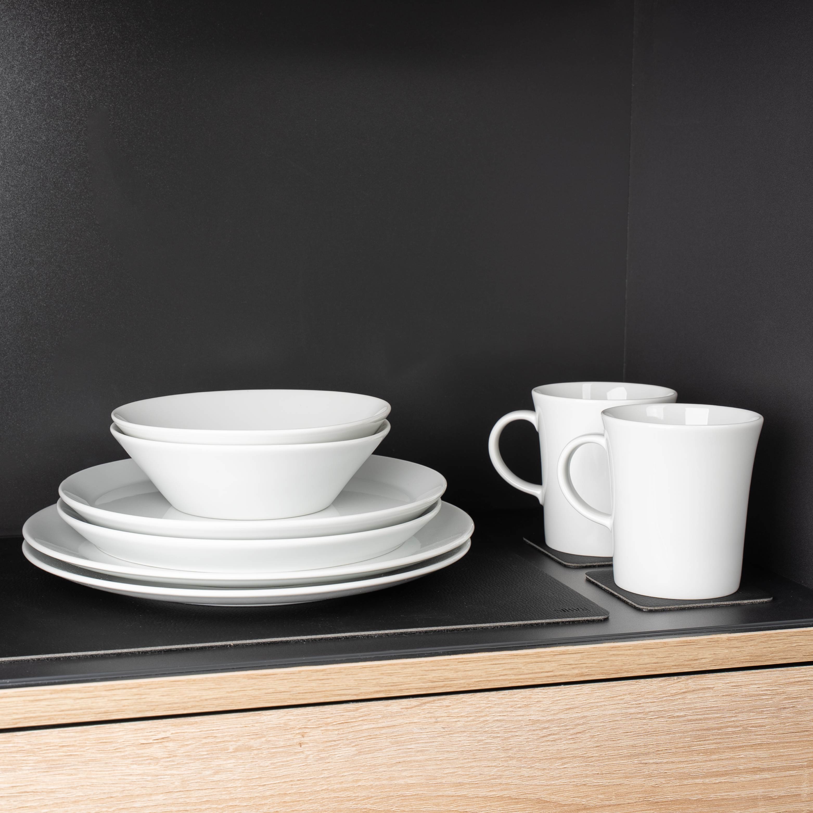 Service de table magnétique en porcelaine CLASSIC