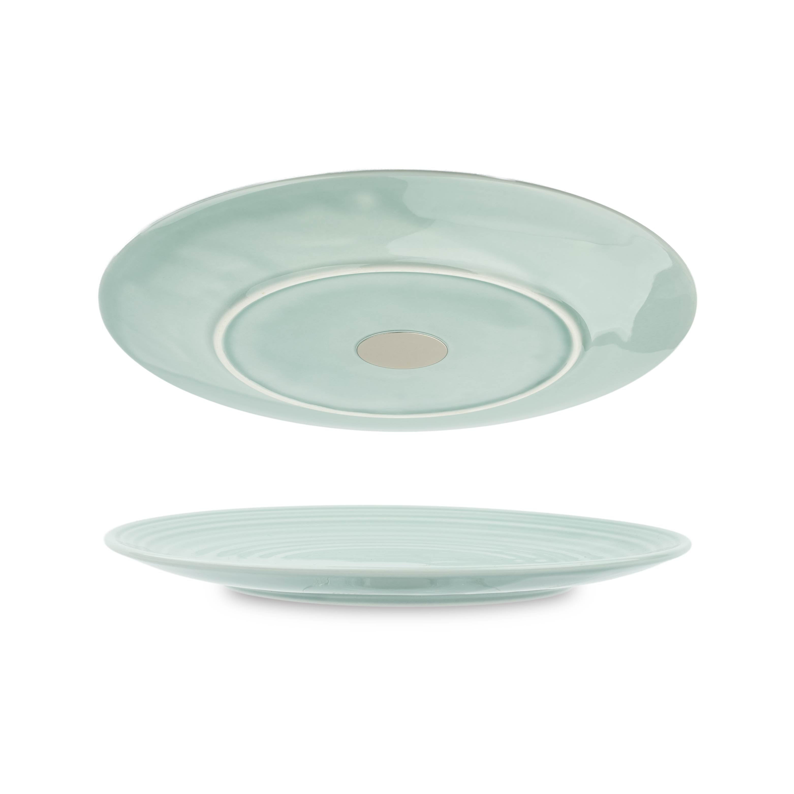 Assiette magnétique en porcelaine CYAN ⌀ 23cm