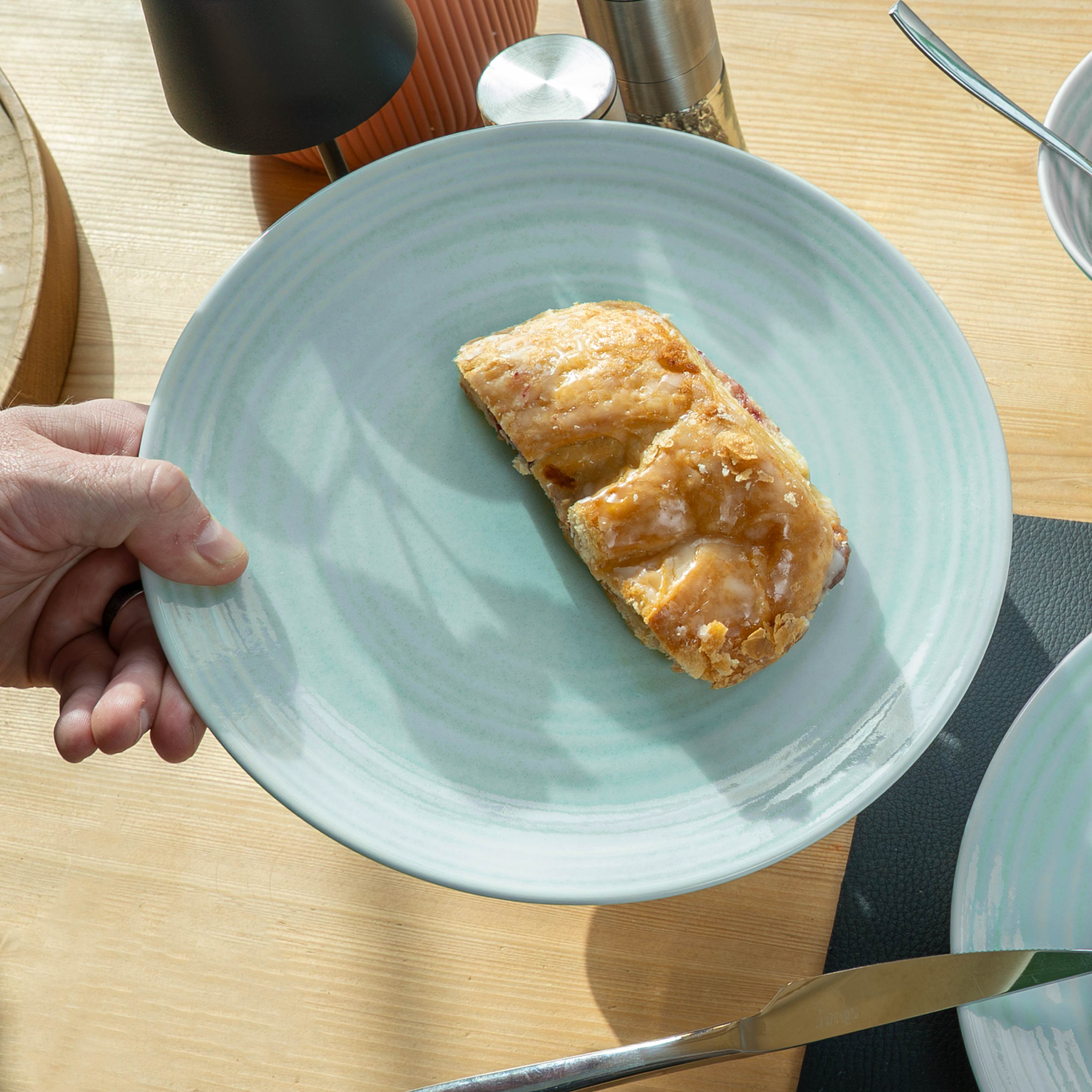 Assiette magnétique en porcelaine CYAN ⌀ 23cm