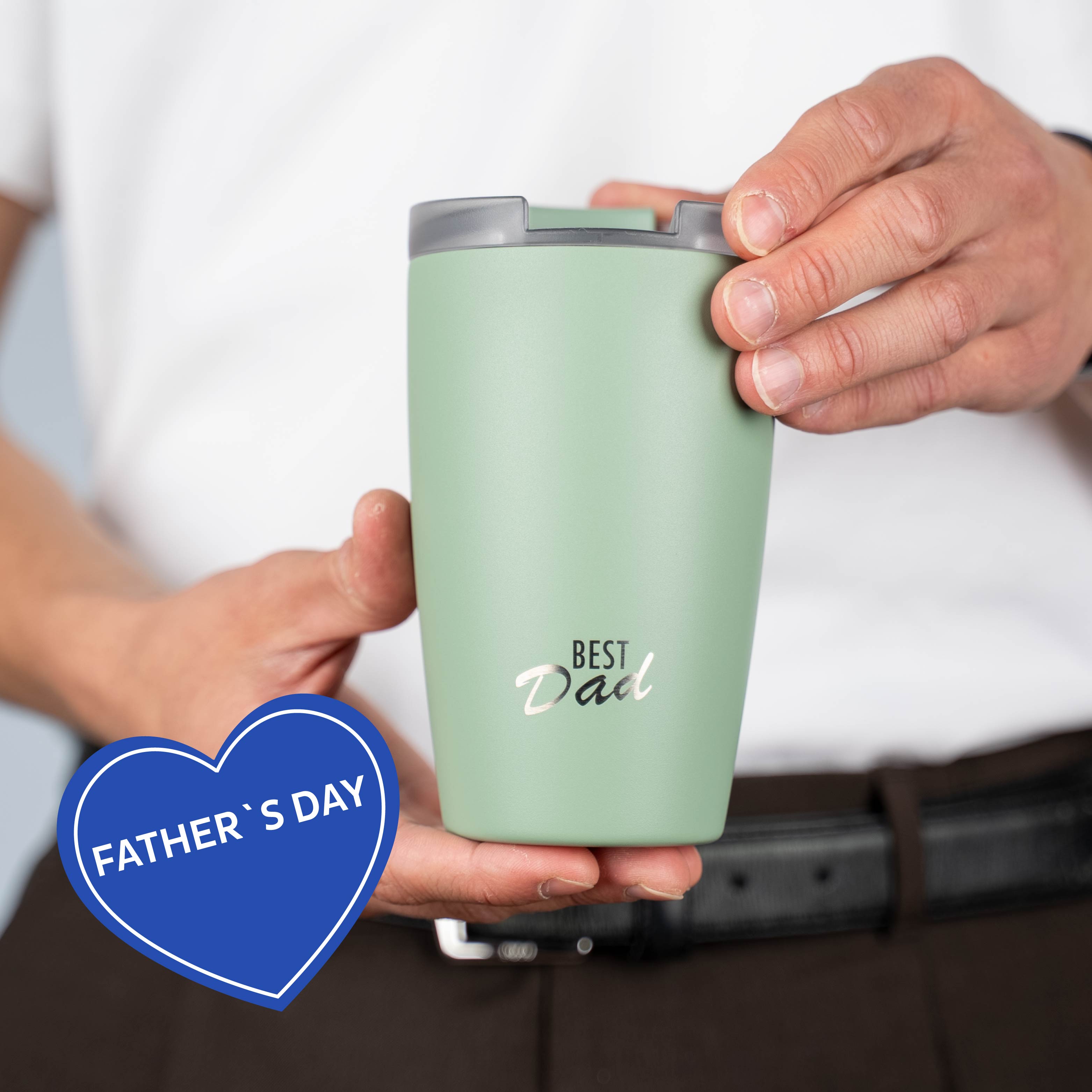 Magnetic thermal mug SAGE "BEST DAD"