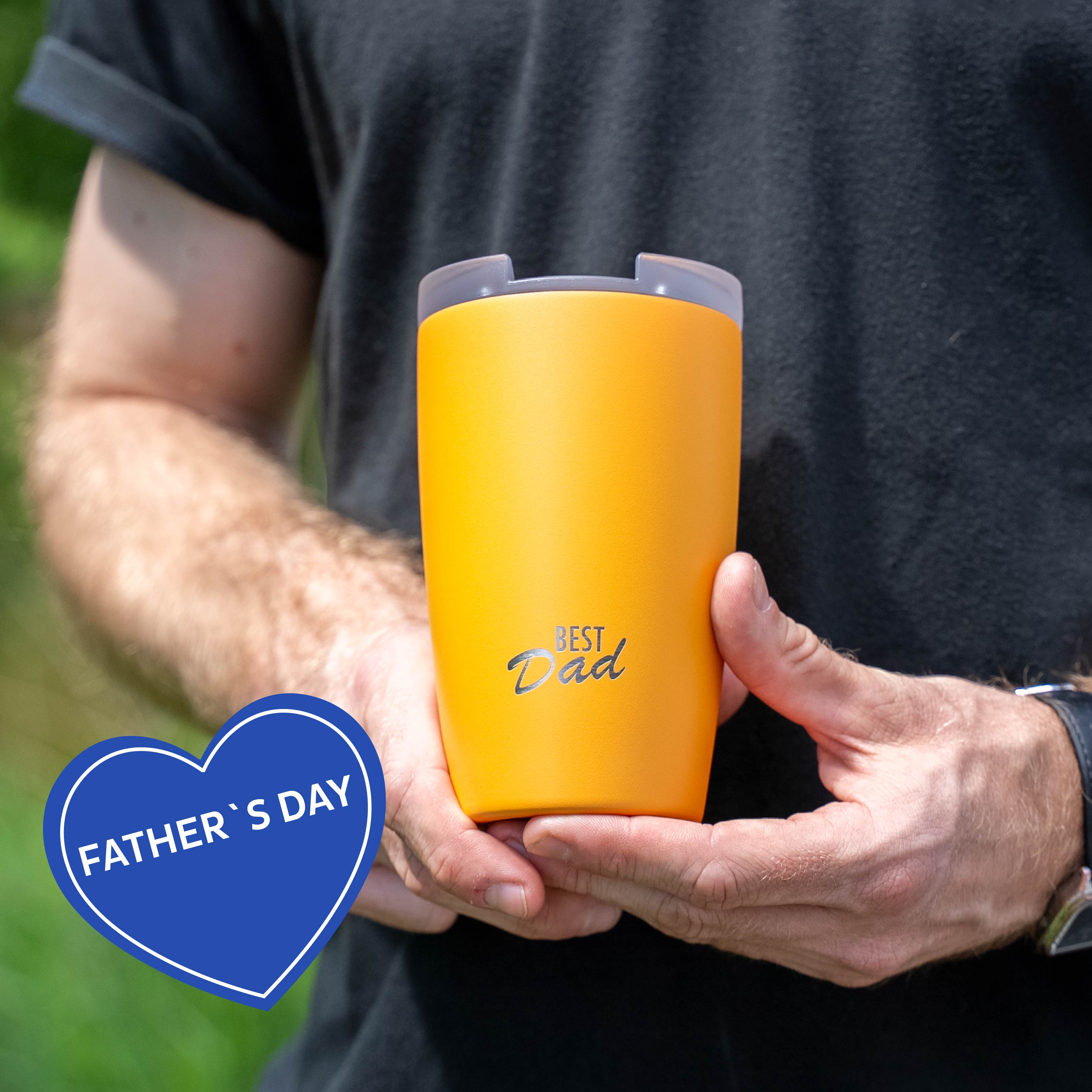 Magnetic thermal mug SUNRISE "BEST DAD"