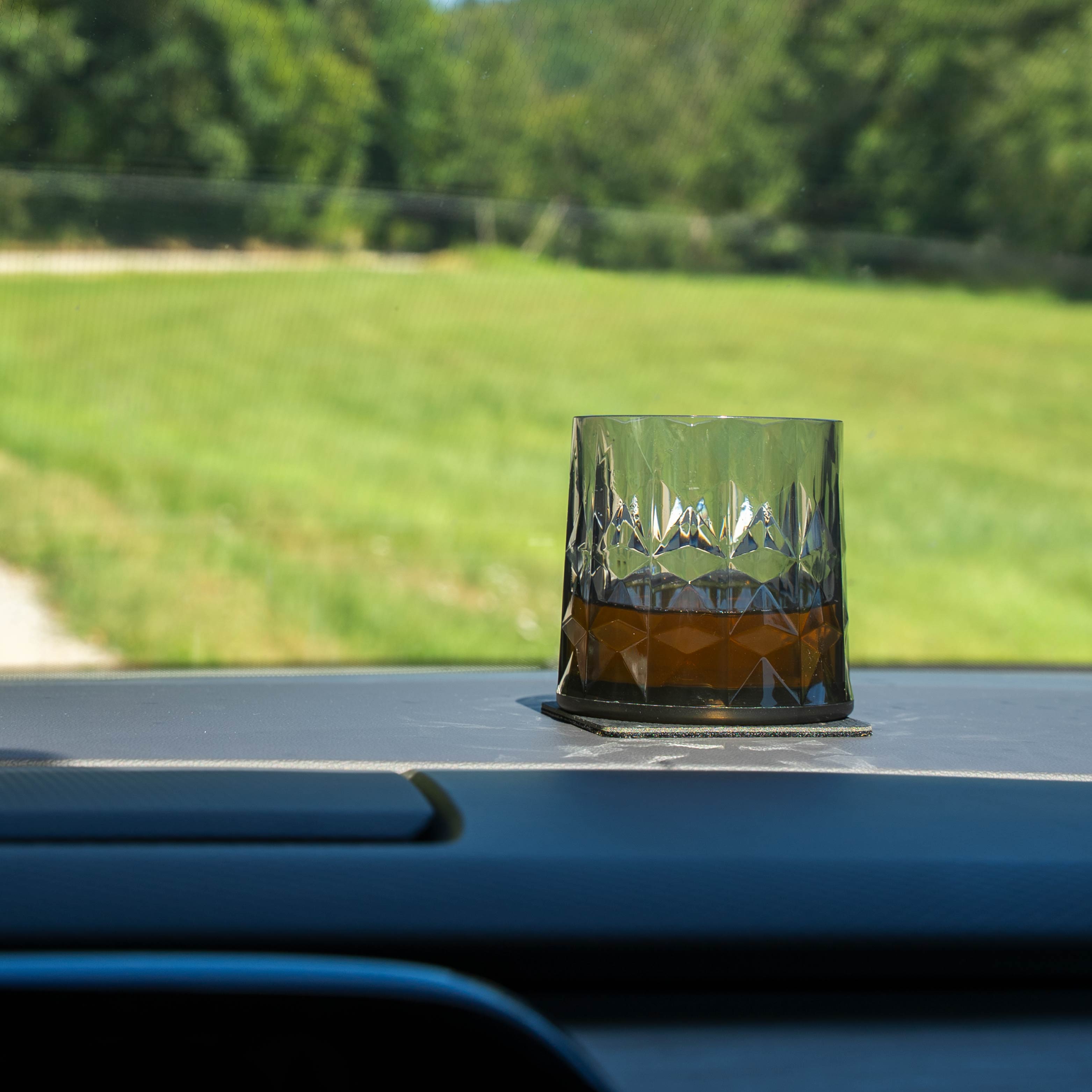 Magnetic plastic glasses TUMBLER GREY