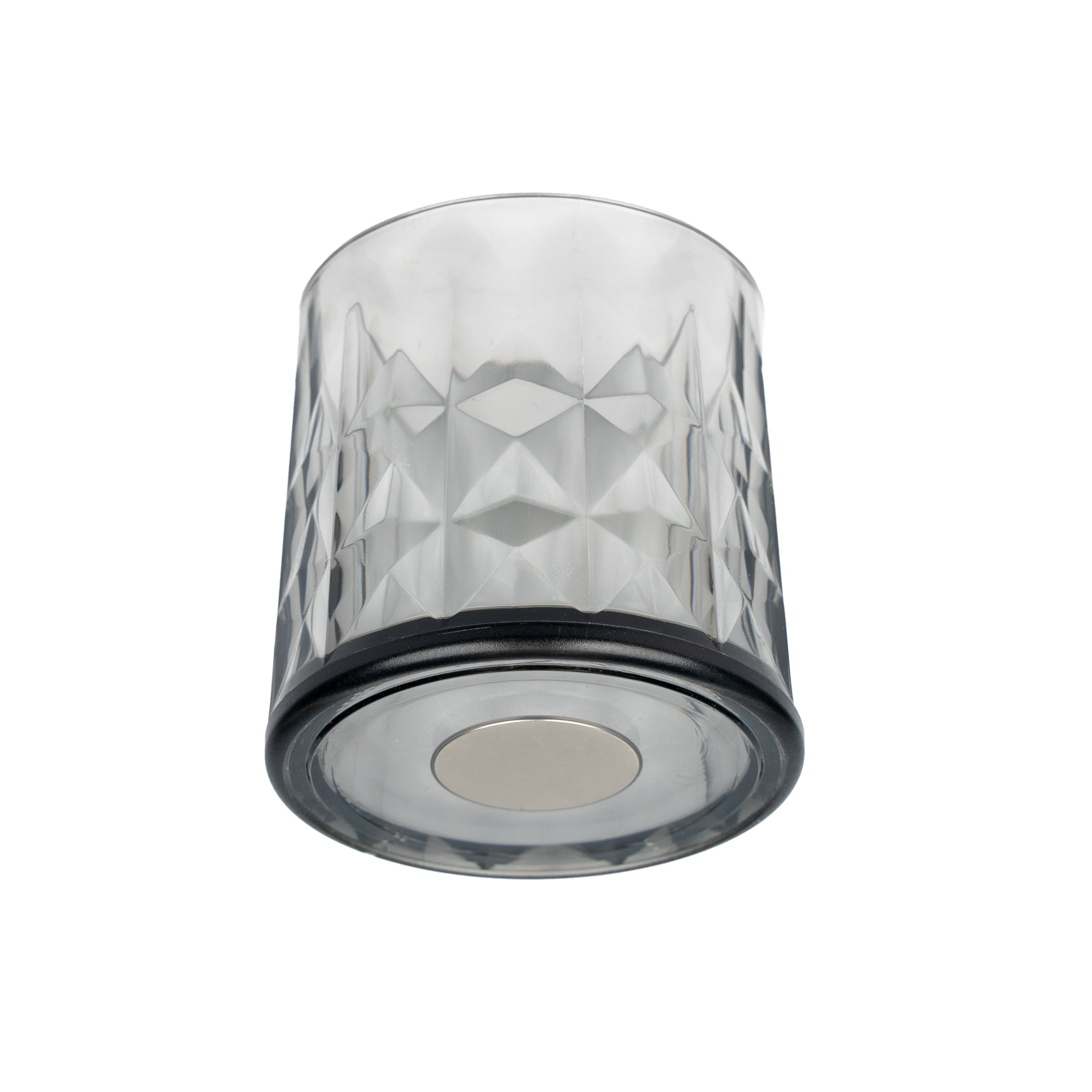 Magnet-Kunststoffglas TUMBLER GREY ohne Pad