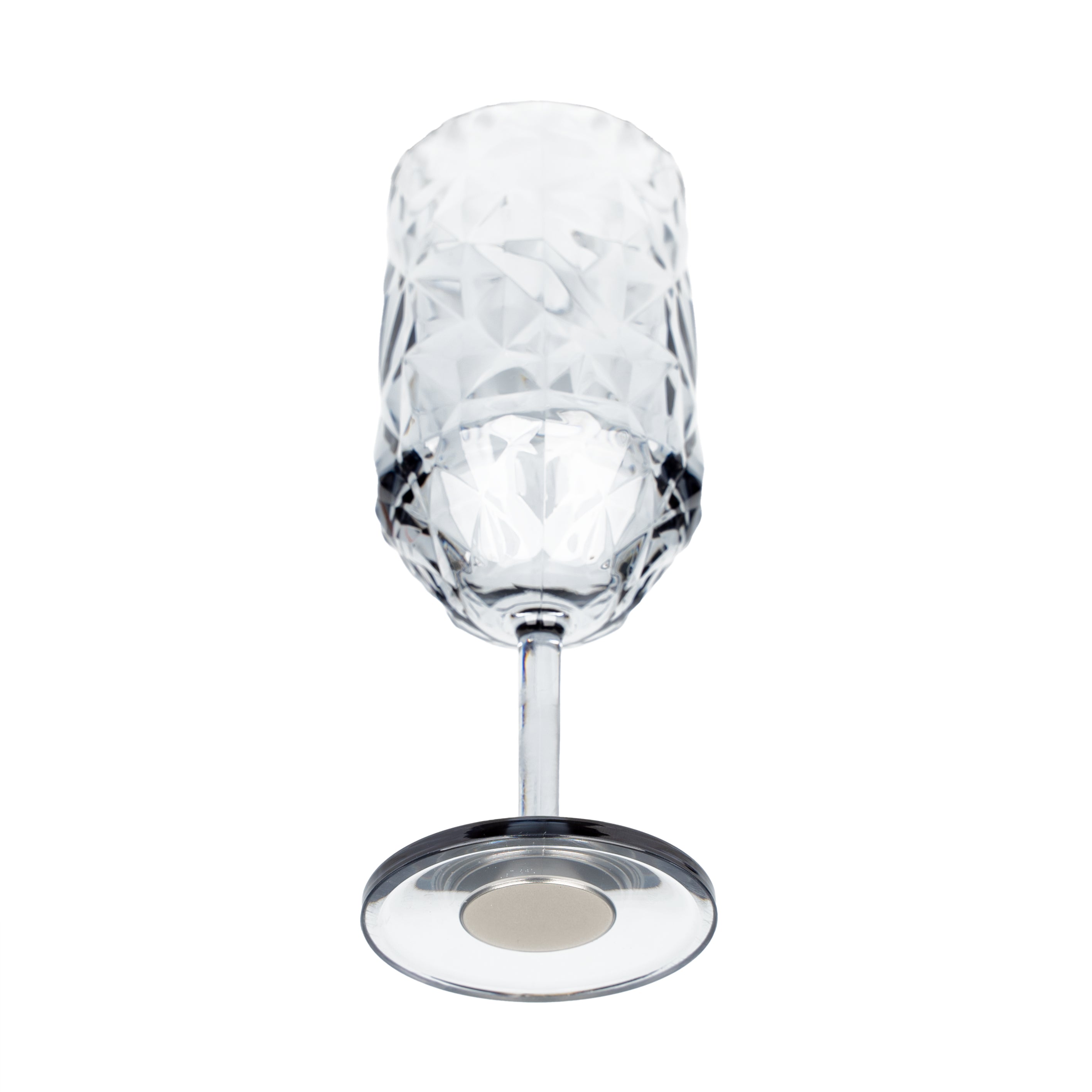 Magnetic Plastic Glass WINE GREY PRISMA without Pad