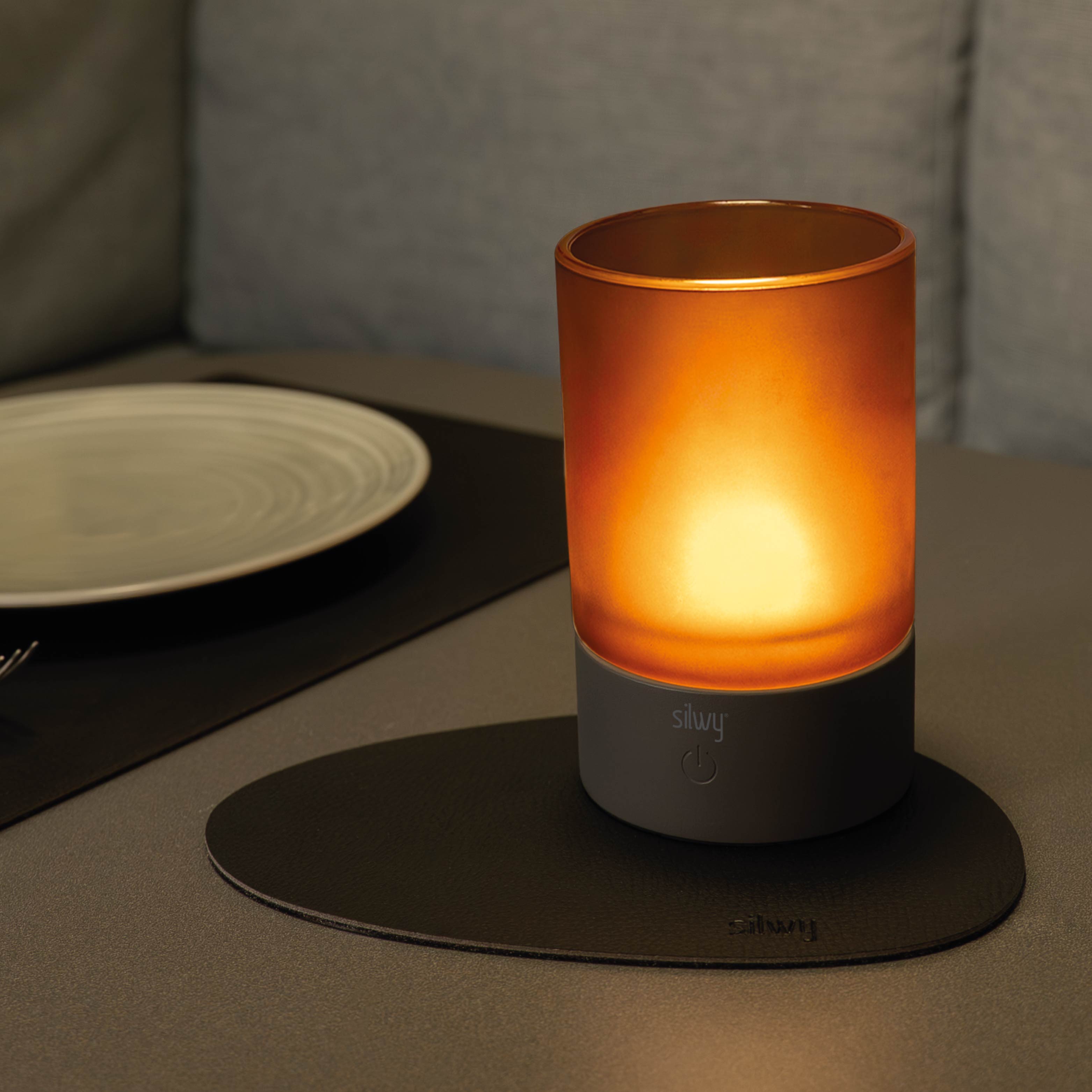 Lanterne magnetica COGNAC con set di tovagliette