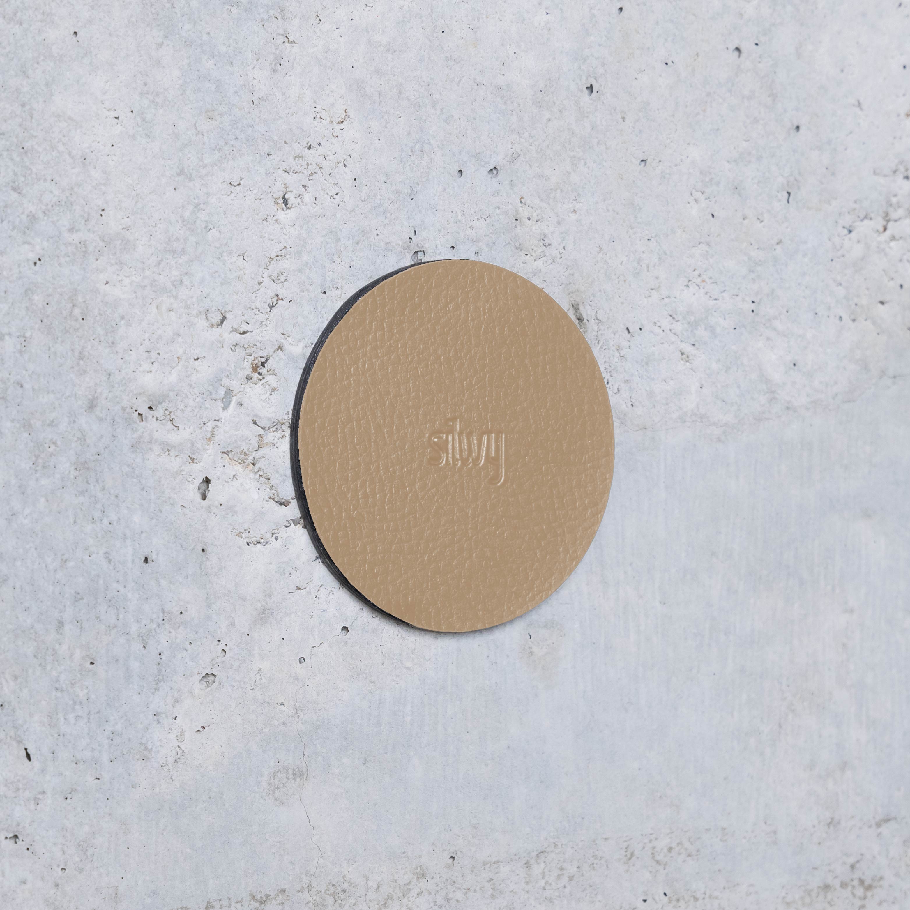 Metal Nano Gel Pads 6.5 cm Beige