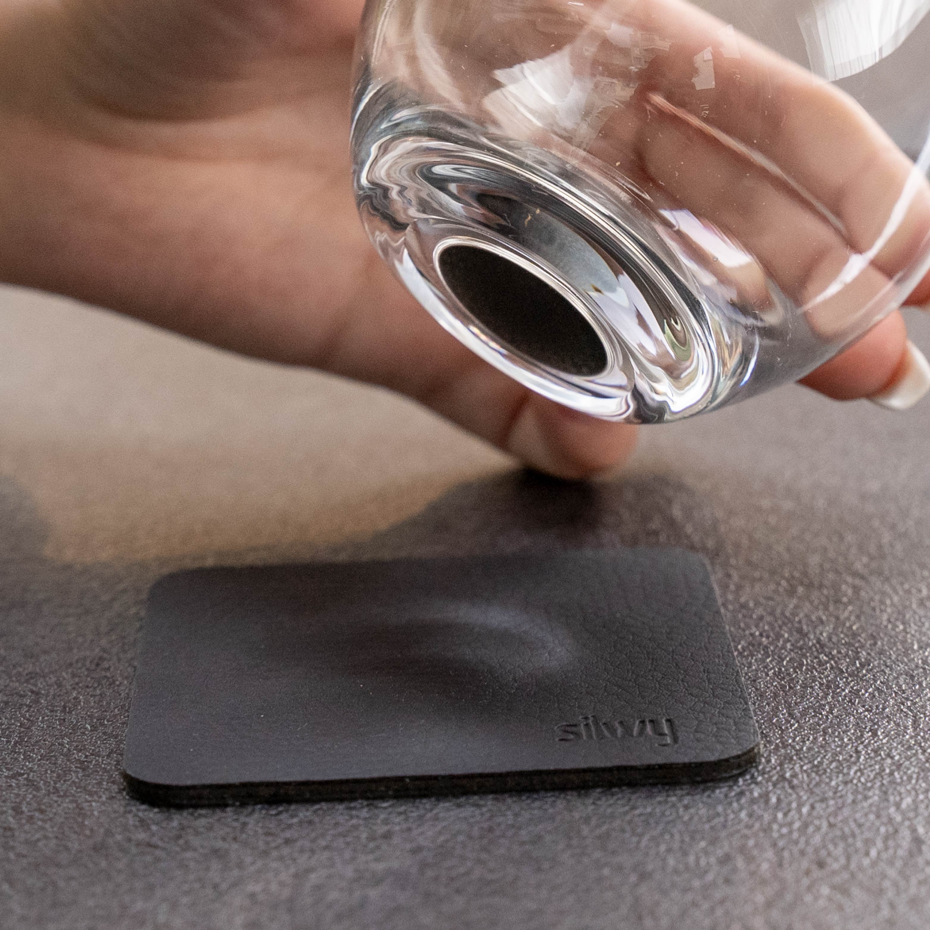 Metall-Nano-Gel-Pads (eckig) BLACK