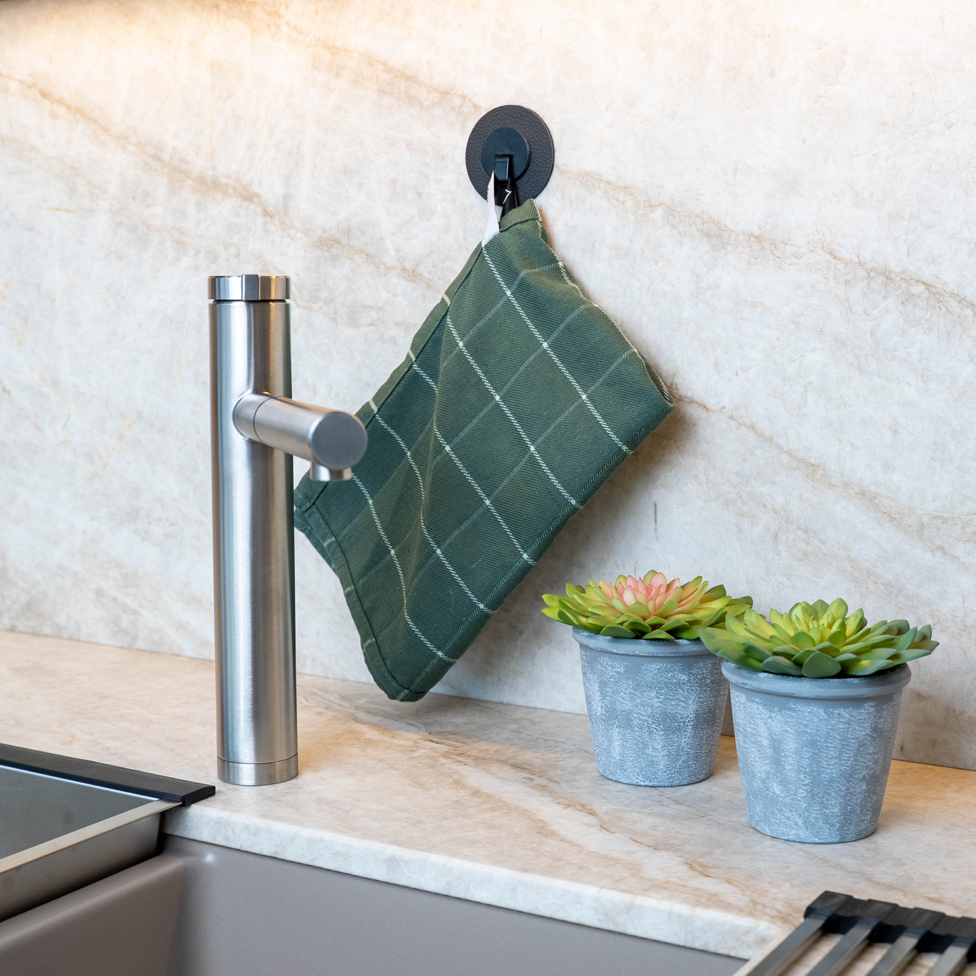 Crochet magnétique CLEVER NOIR avec Pad NOIR