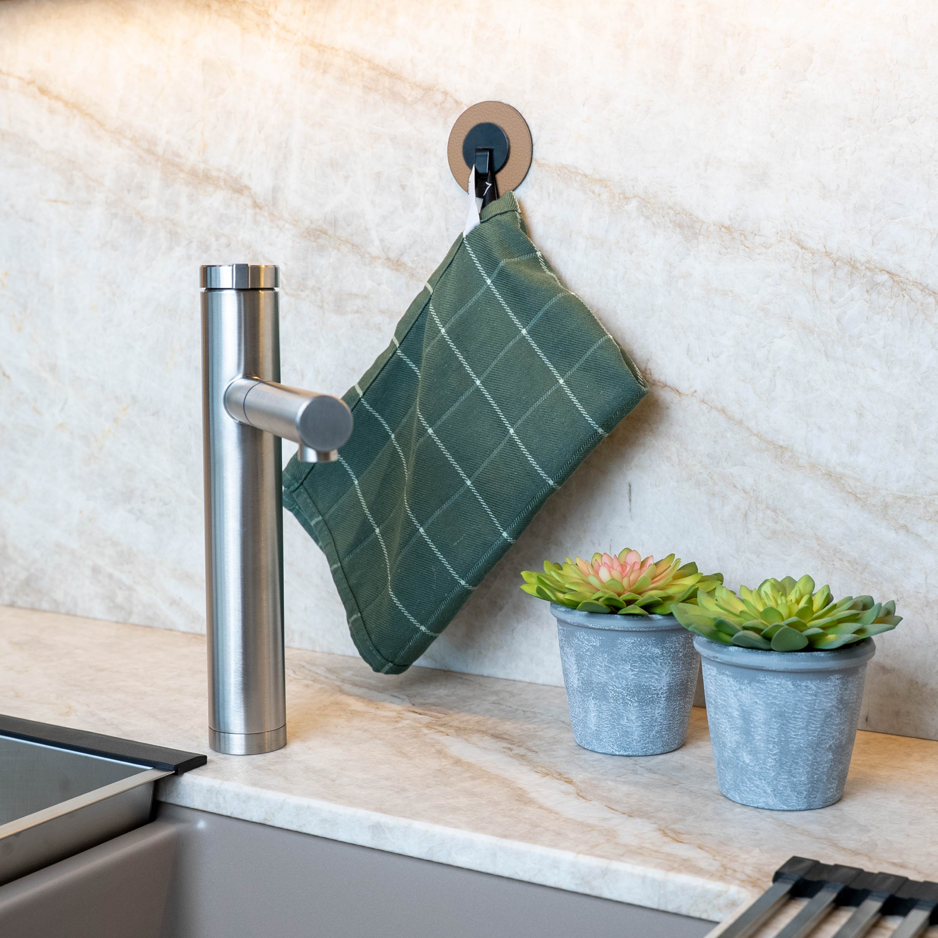 Magnet Hook CLEVER BLACK with Pad BEIGE