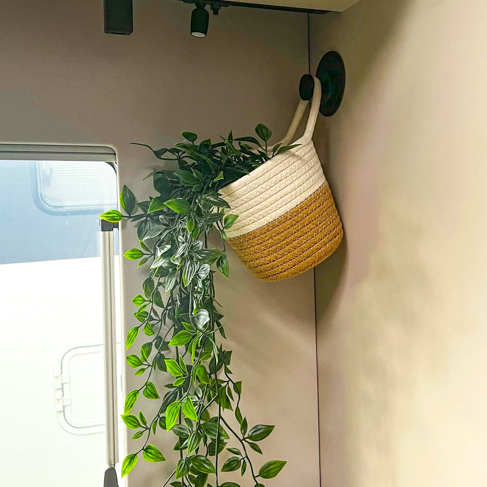 3m hanging plant hook Magnetic Hook Spot incl. 3M pad Black
