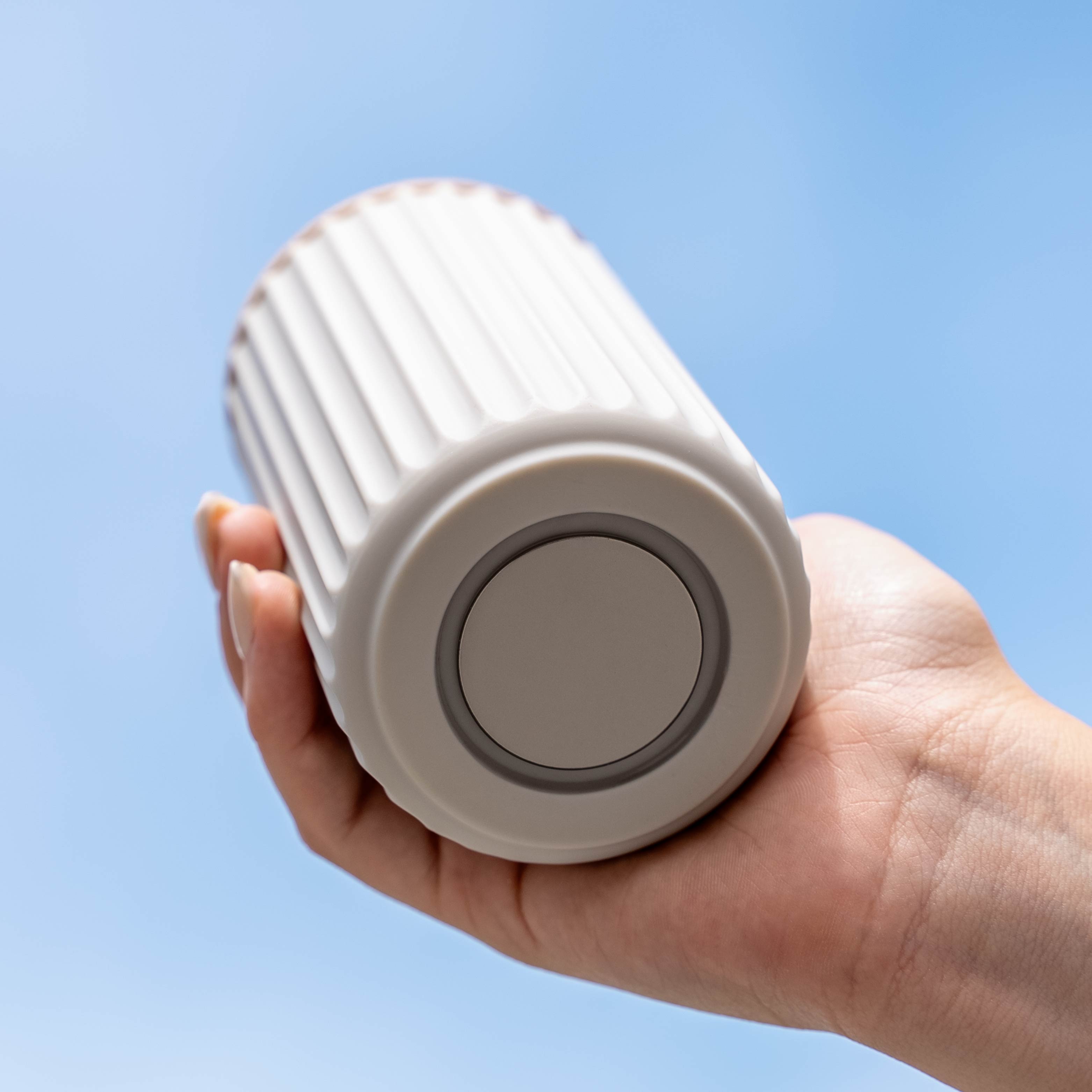 Bicchiere magnetico per spazzolino da denti con pad NERO