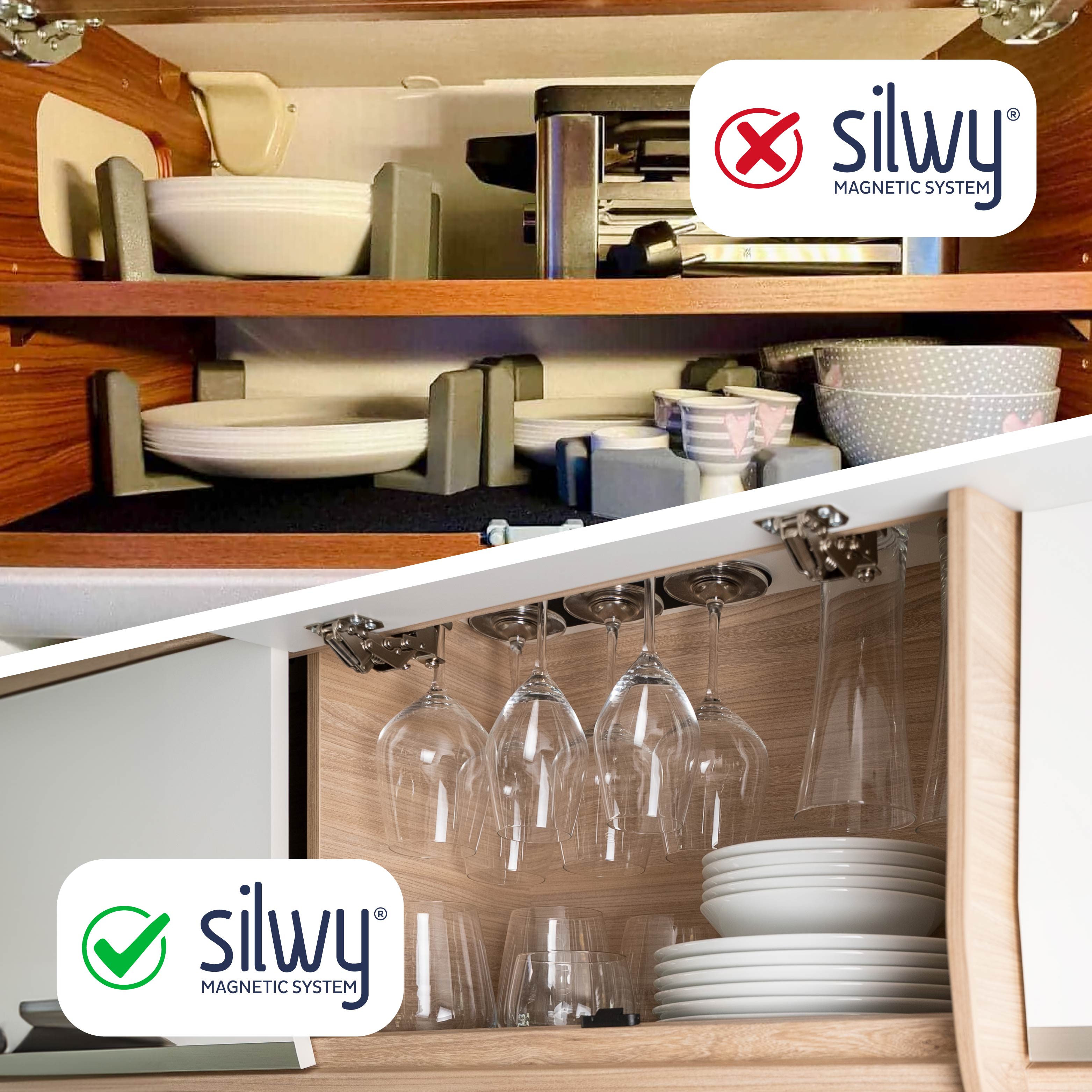 Juego de vajilla de porcelana magnética ASH